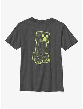 Minecraft Creeper Grid Youth T-Shirt, , hi-res