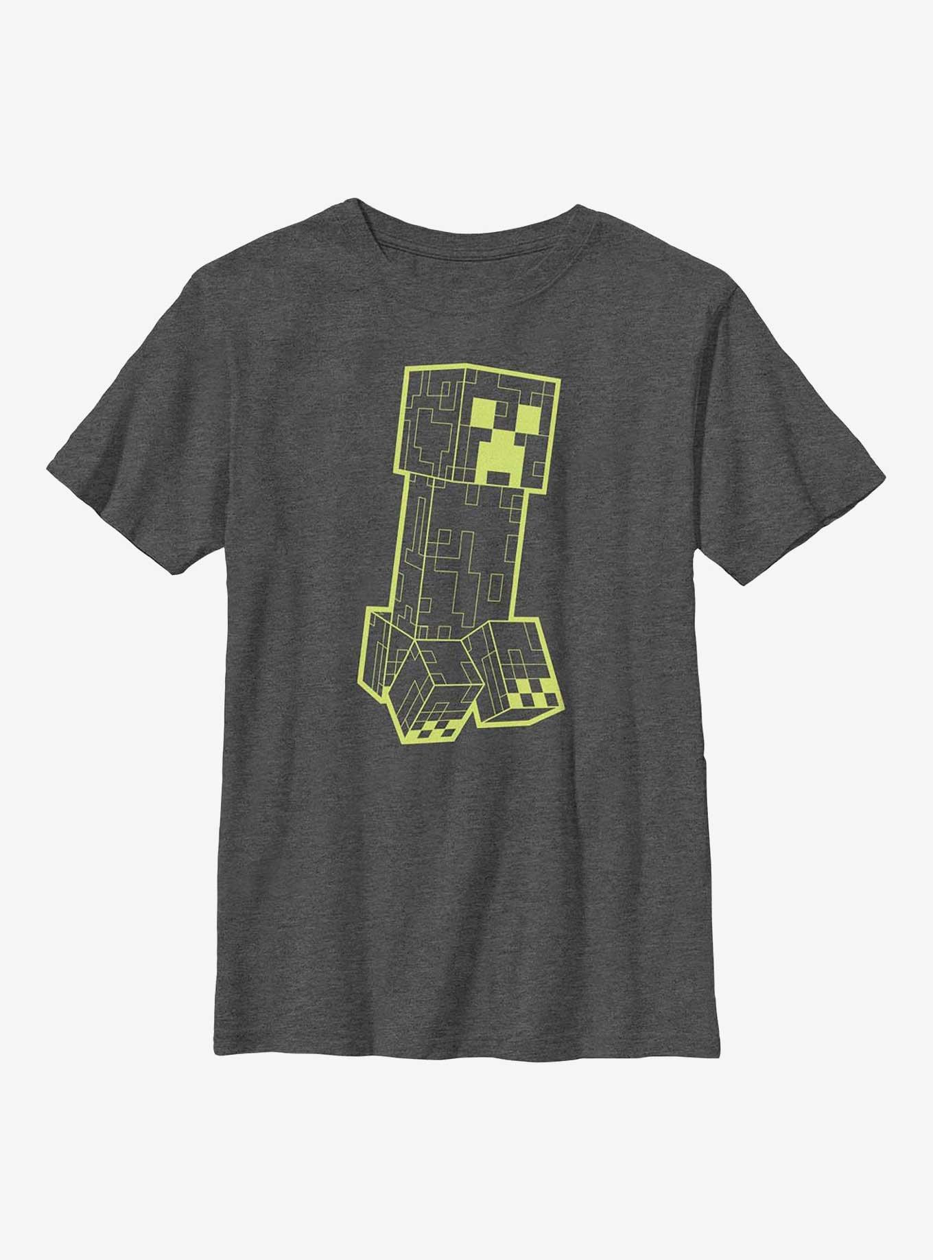 Minecraft Creeper Grid Youth T-Shirt, , hi-res