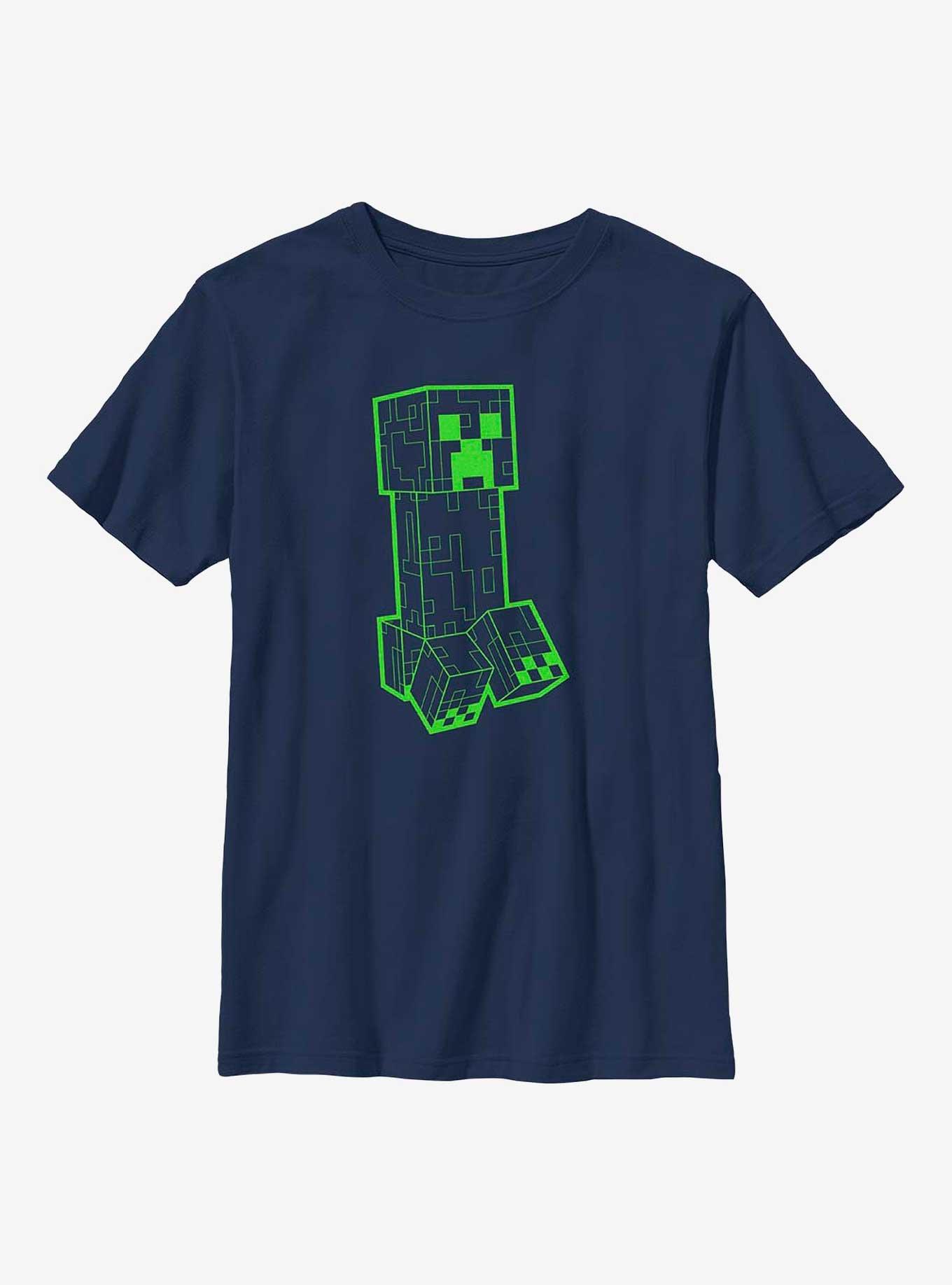 Minecraft Creeper Grid Youth T-Shirt, , hi-res