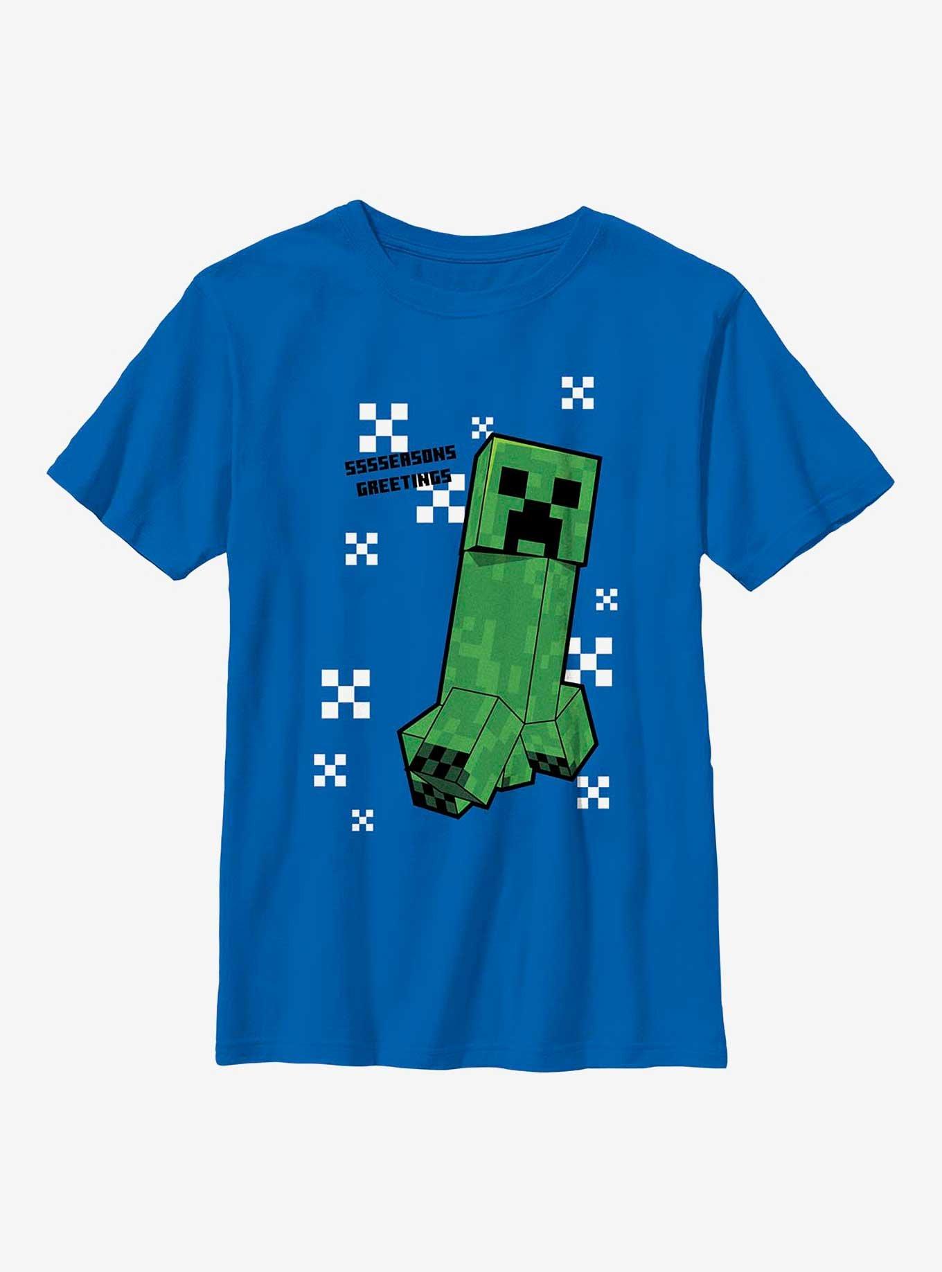 Minecraft Creepin Through The Snow Youth T-Shirt, , hi-res