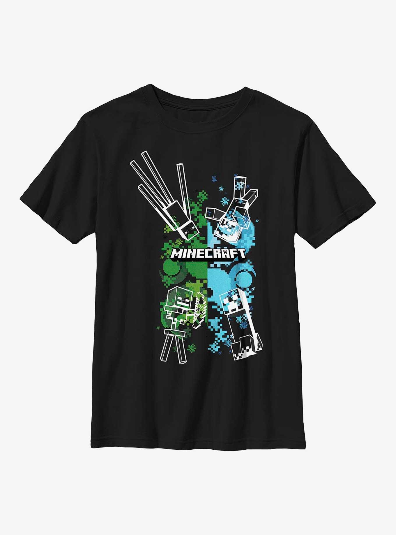 Minecraft Four Enemies Youth T-Shirt, , hi-res