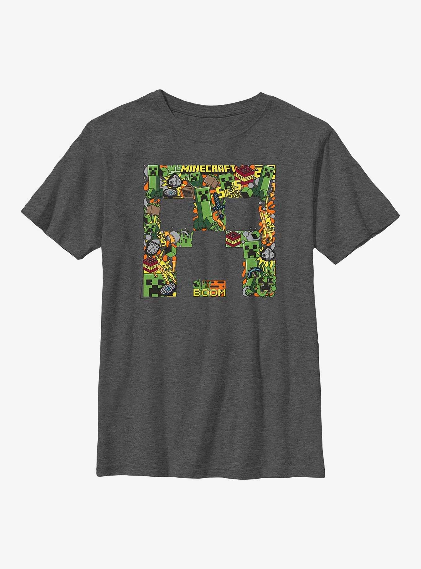 Minecraft Funtage Face Youth T-Shirt, , hi-res