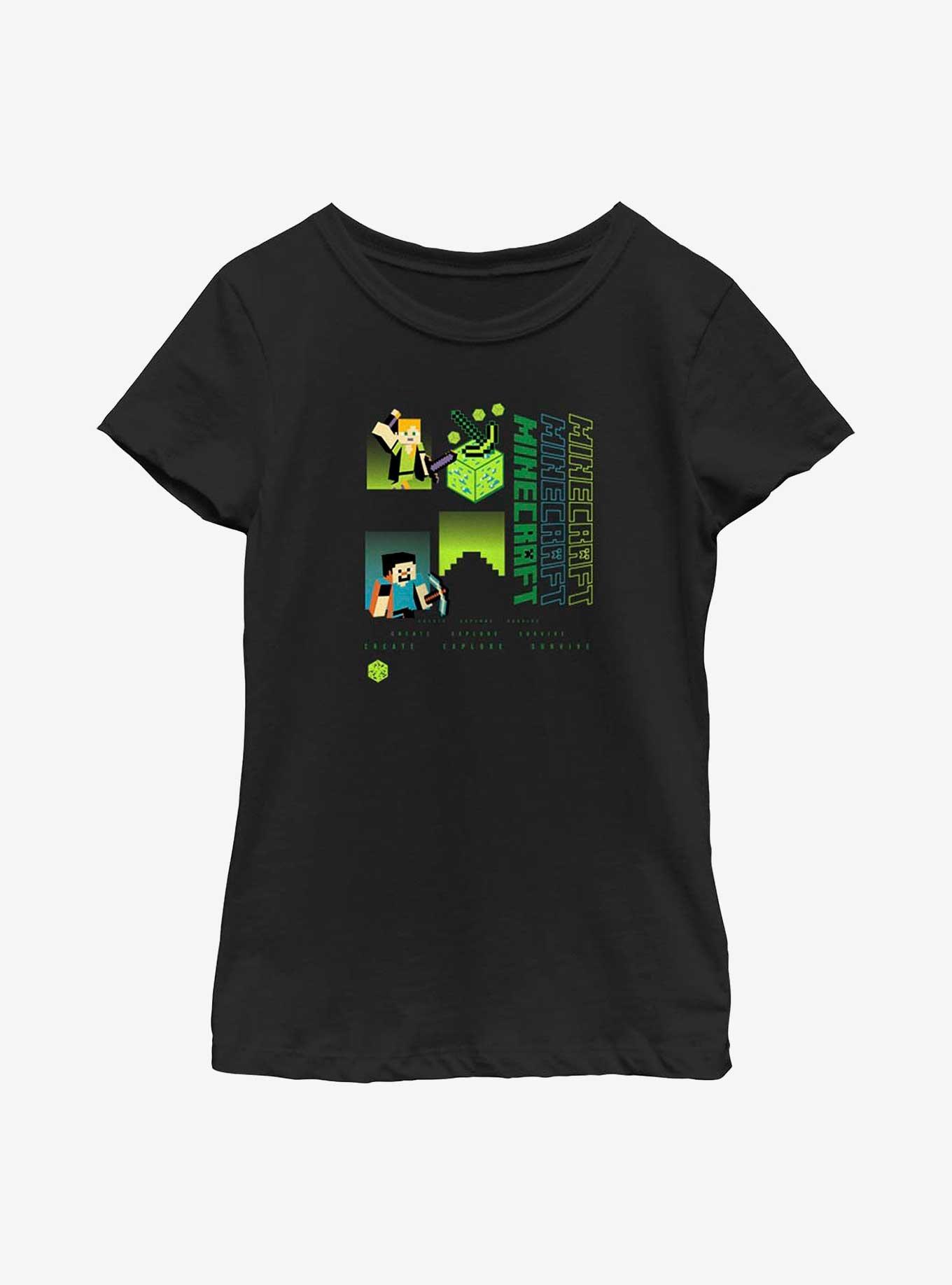 Minecraft Adventure Explore CMB Youth Girls T-Shirt, , hi-res