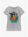 Minecraft Diamond Miner Youth Girls T-Shirt, ATH HTR, hi-res