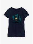 Minecraft Ender EyeYouth Girls T-Shirt, NAVY, hi-res