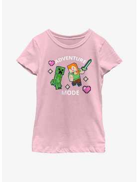 Minecraft Find Your Adventure Heart Youth Girls T-Shirt, , hi-res
