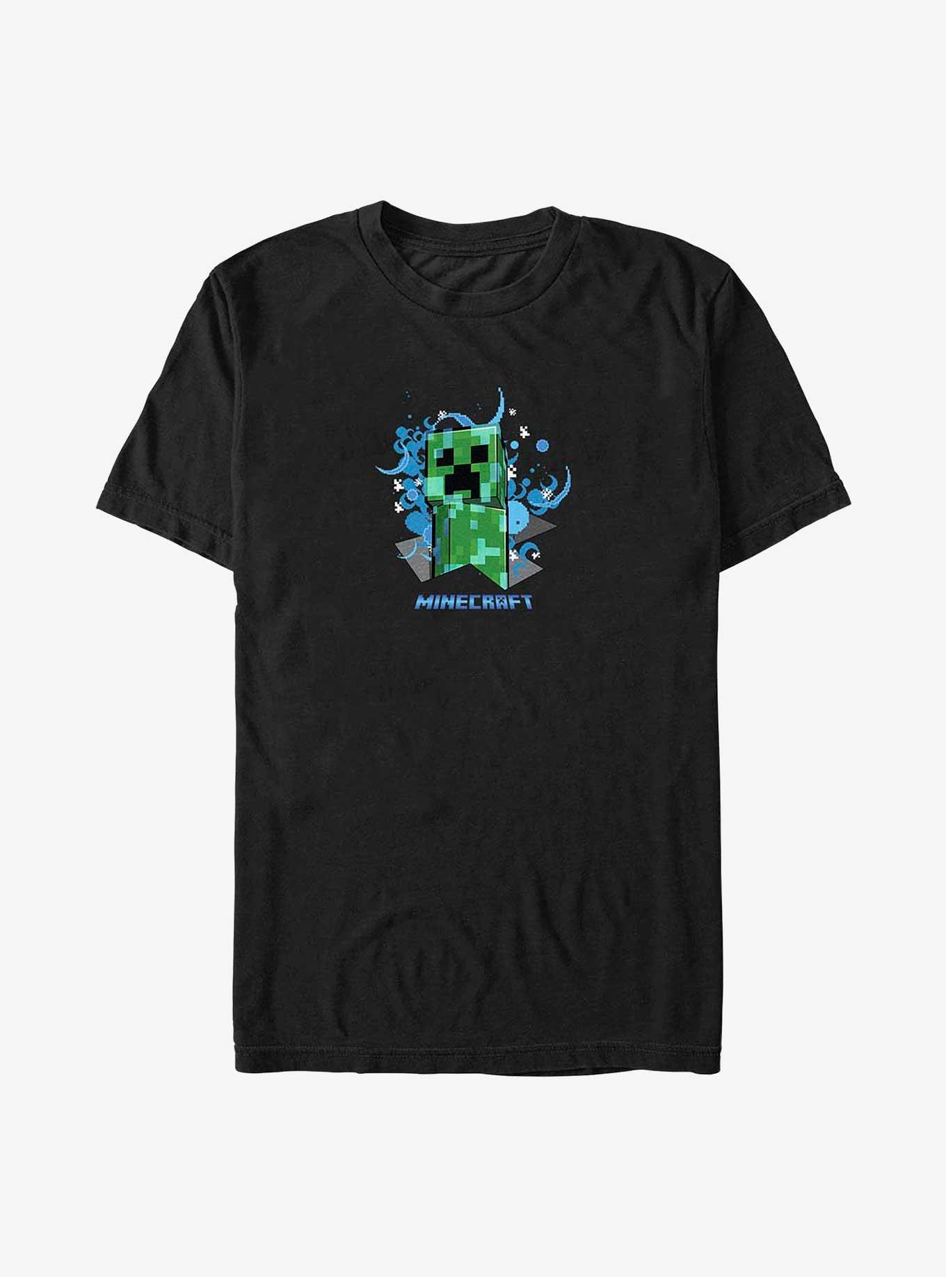 Minecraft Charged Creeper T-Shirt, BLACK, hi-res