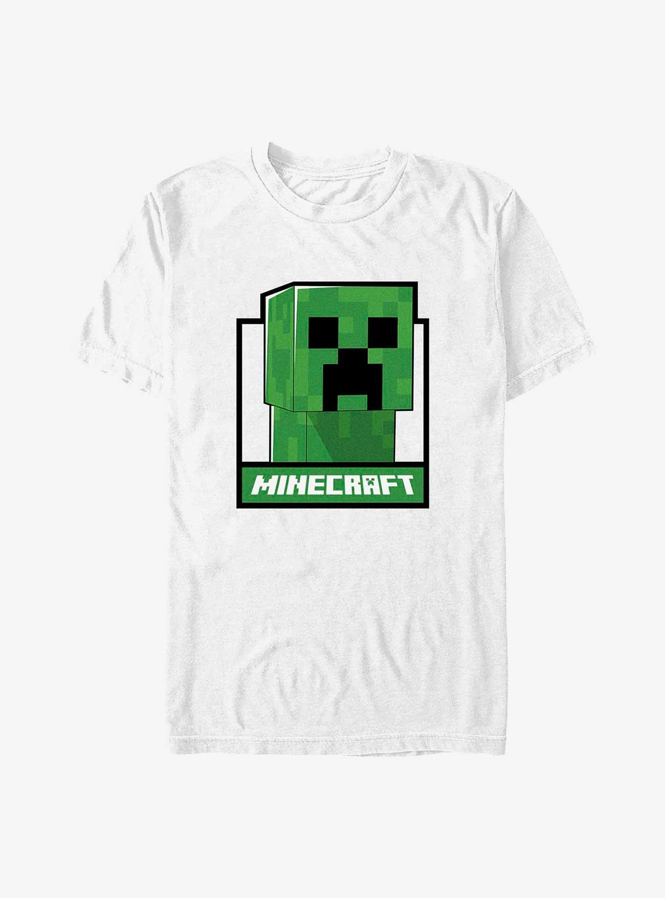 Minecraft Creep In A Box T-Shirt, WHITE, hi-res