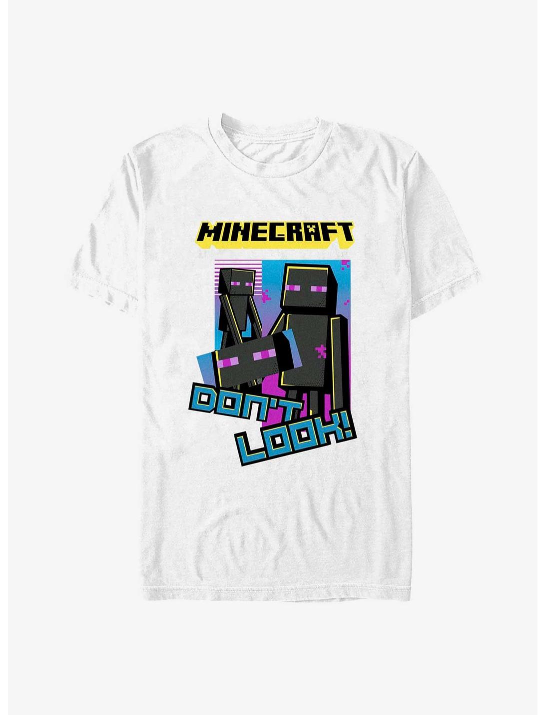 Minecraft Don't Look Now T-Shirt, WHITE, hi-res