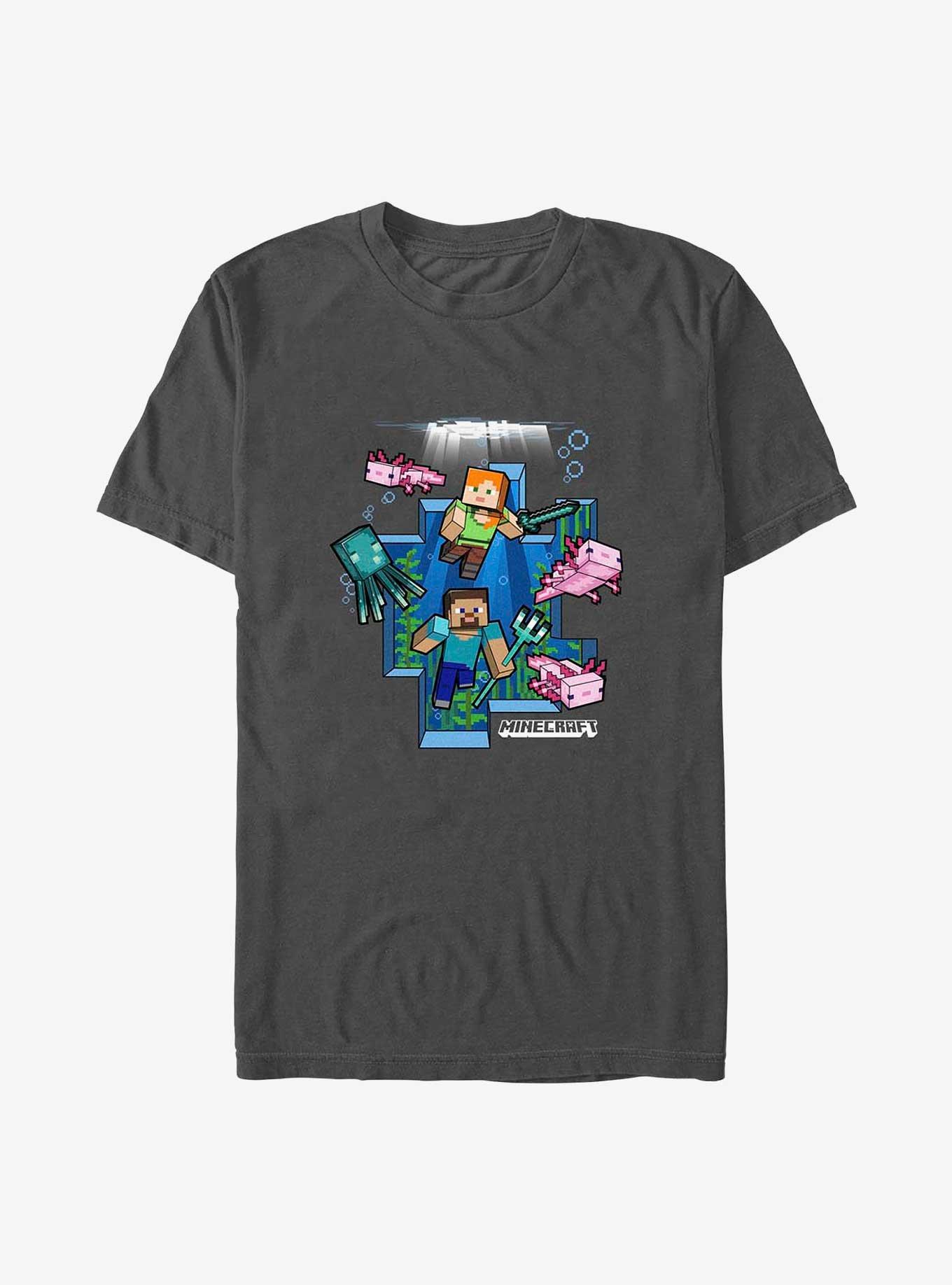 Minecraft Under Water T-Shirt, , hi-res
