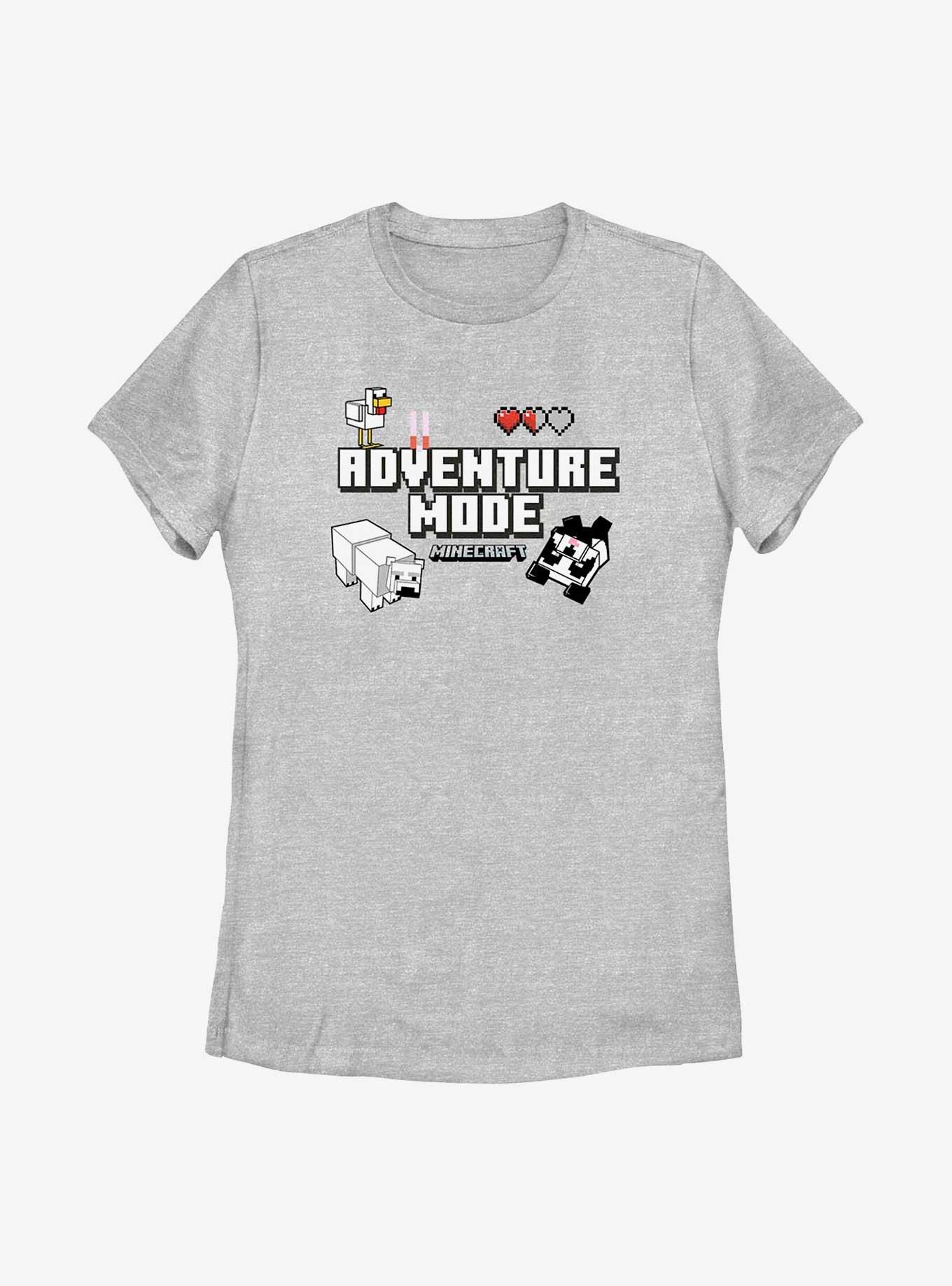 Minecraft And Adventure Womens T-Shirt, ATH HTR, hi-res