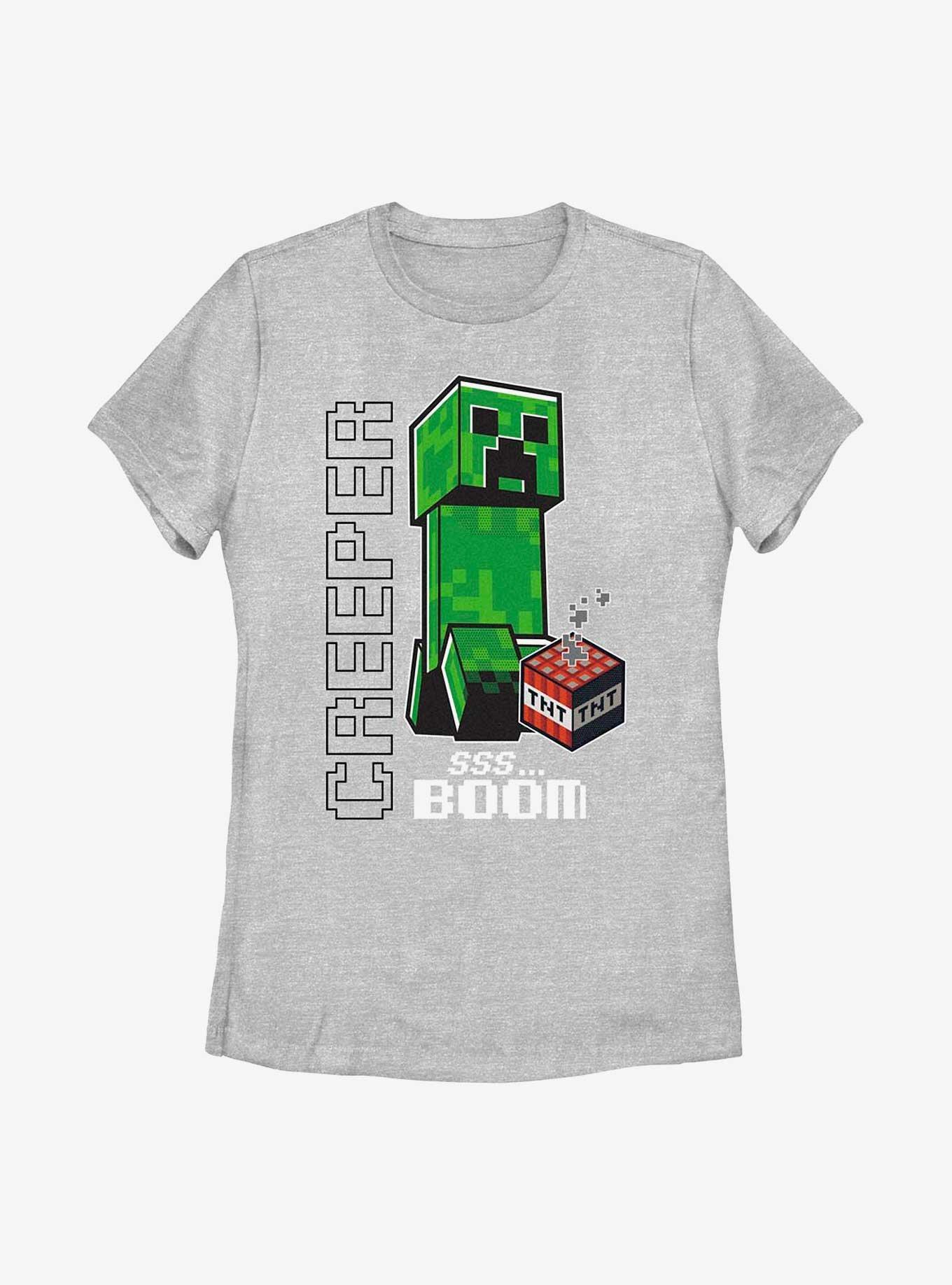Minecraft Creepers Gonna Creep Womens T-Shirt, ATH HTR, hi-res