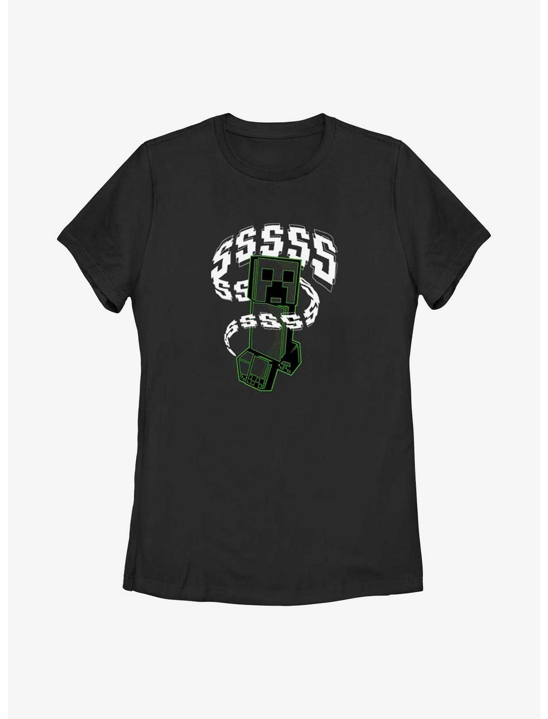 Minecraft Creepersss Womens T-Shirt, BLACK, hi-res