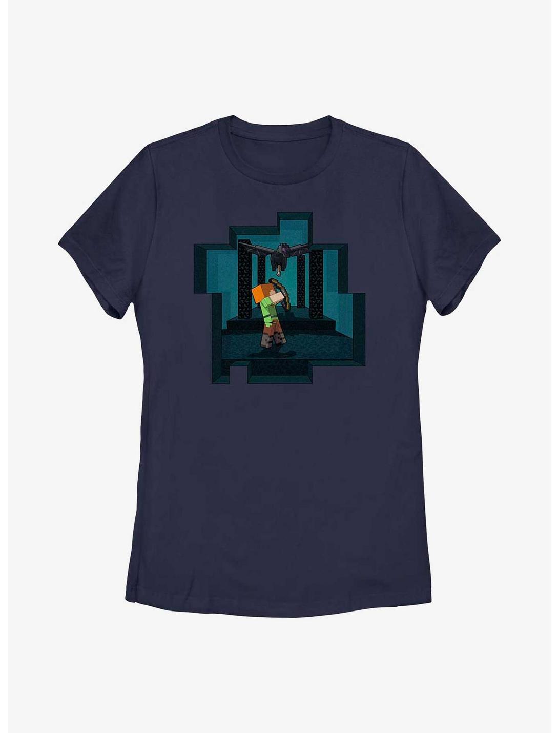 Minecraft Ender EyeWomens T-Shirt, NAVY, hi-res