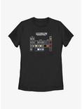 Minecraft Periodic Elements Womens T-Shirt, BLACK, hi-res