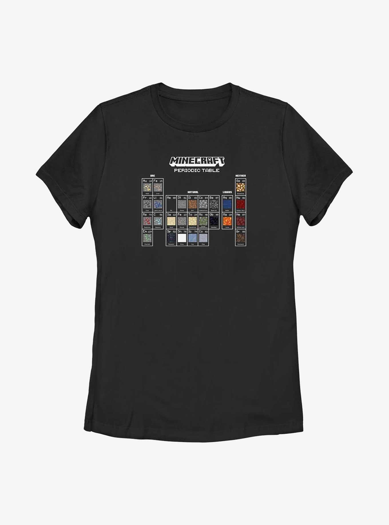 Minecraft Periodic Elements Womens T-Shirt, , hi-res