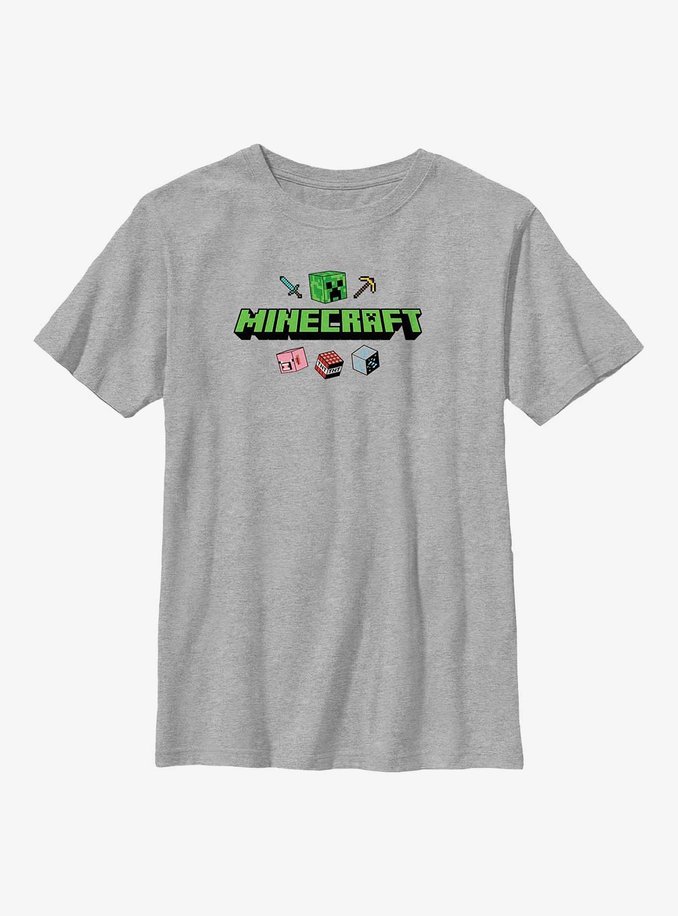 Minecraft Central Youth T-Shirt, ATH HTR, hi-res