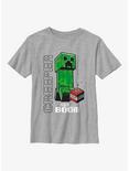 Minecraft Creepers Gonna Creep Youth T-Shirt, ATH HTR, hi-res