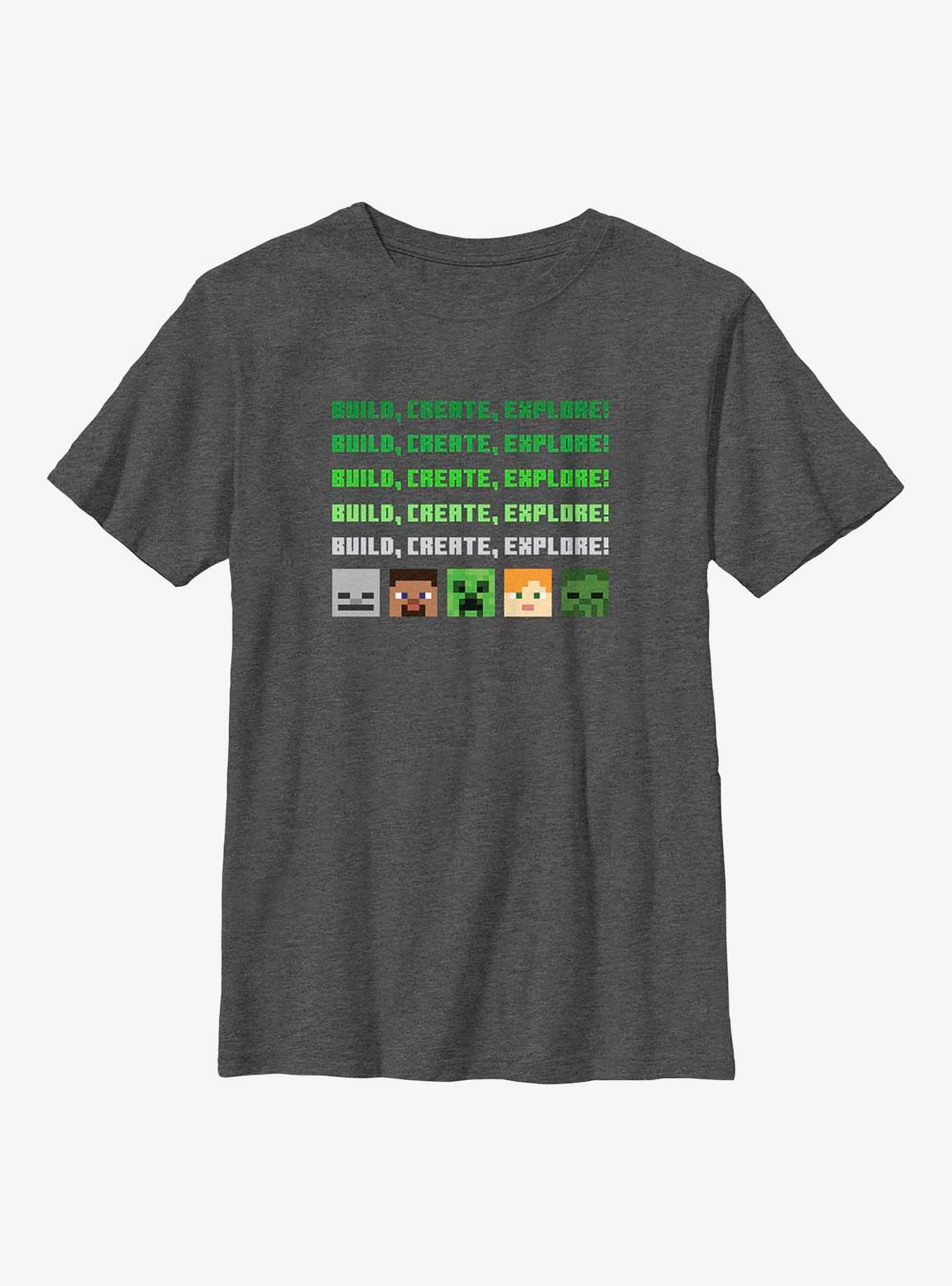 Minecraft Just One More Block Youth T-Shirt, , hi-res