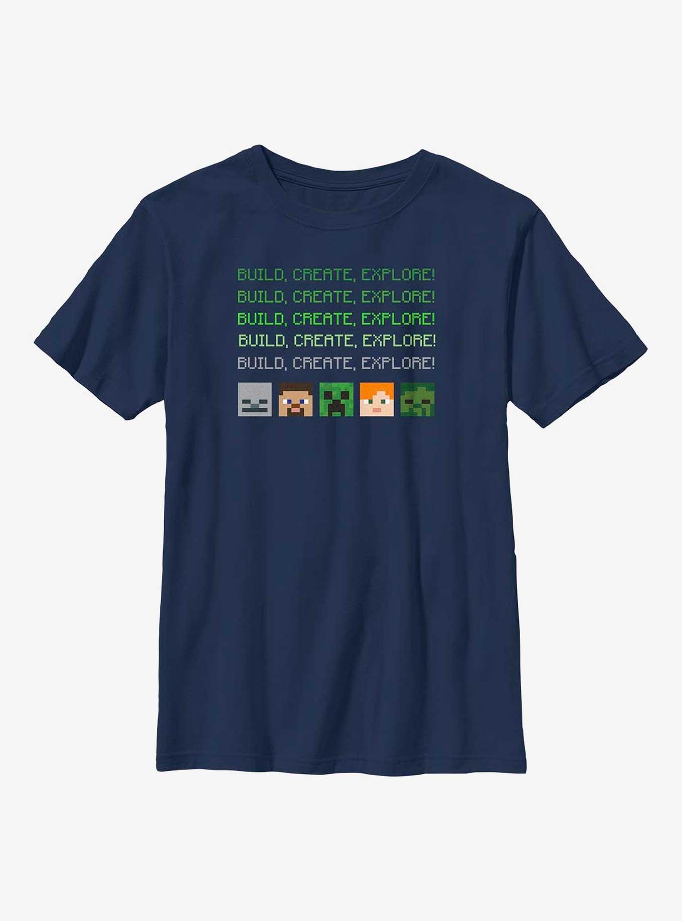 Minecraft Just One More Block Youth T-Shirt, , hi-res