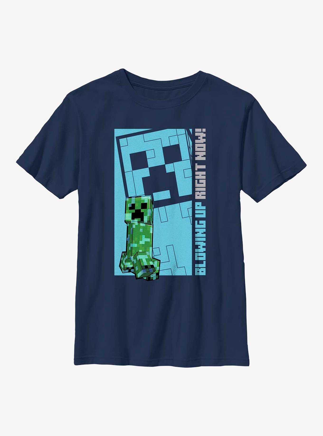 Minecraft Mine Blowing Up Youth T-Shirt, , hi-res