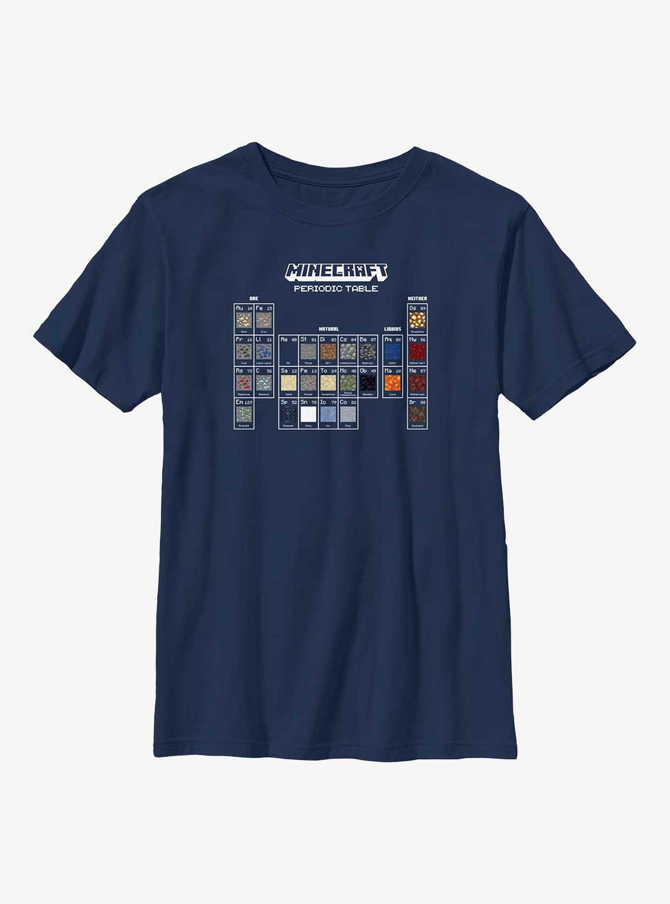 Minecraft Periodic Elements Youth T-Shirt, , hi-res