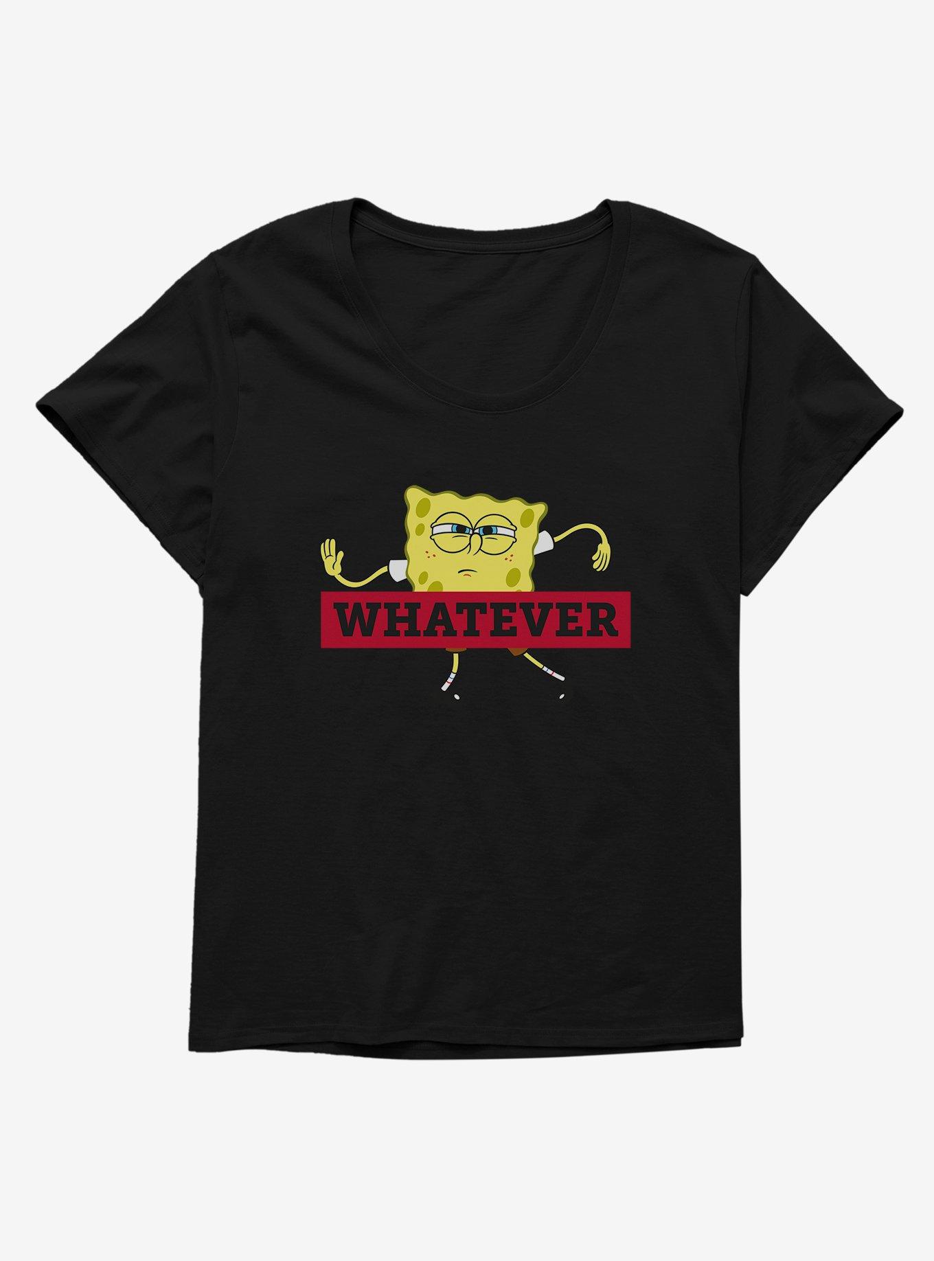 SpongeBob SquarePants Whatever Womens T-Shirt Plus Size, , hi-res