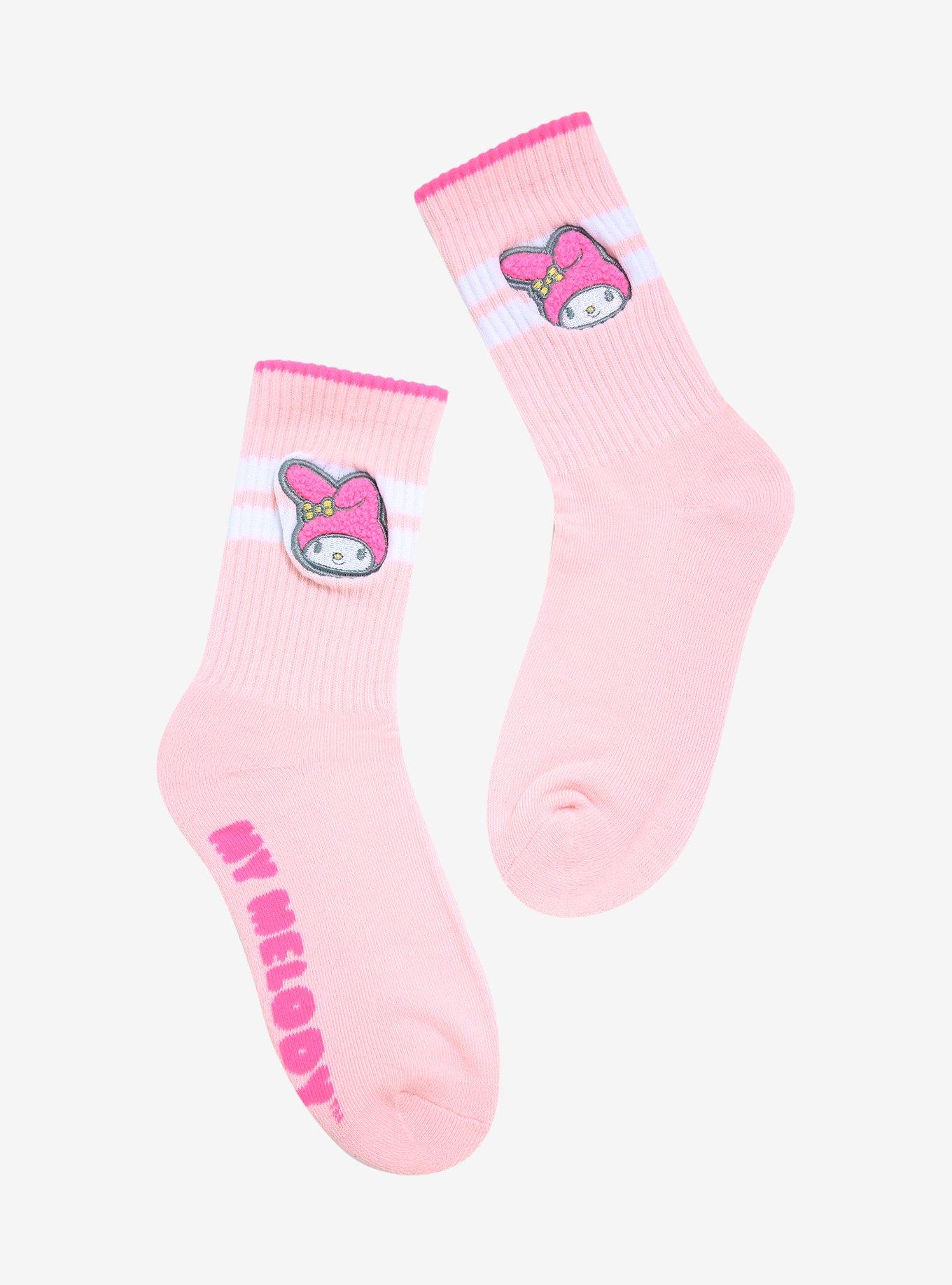 My Melody Varsity Crew Socks, , hi-res