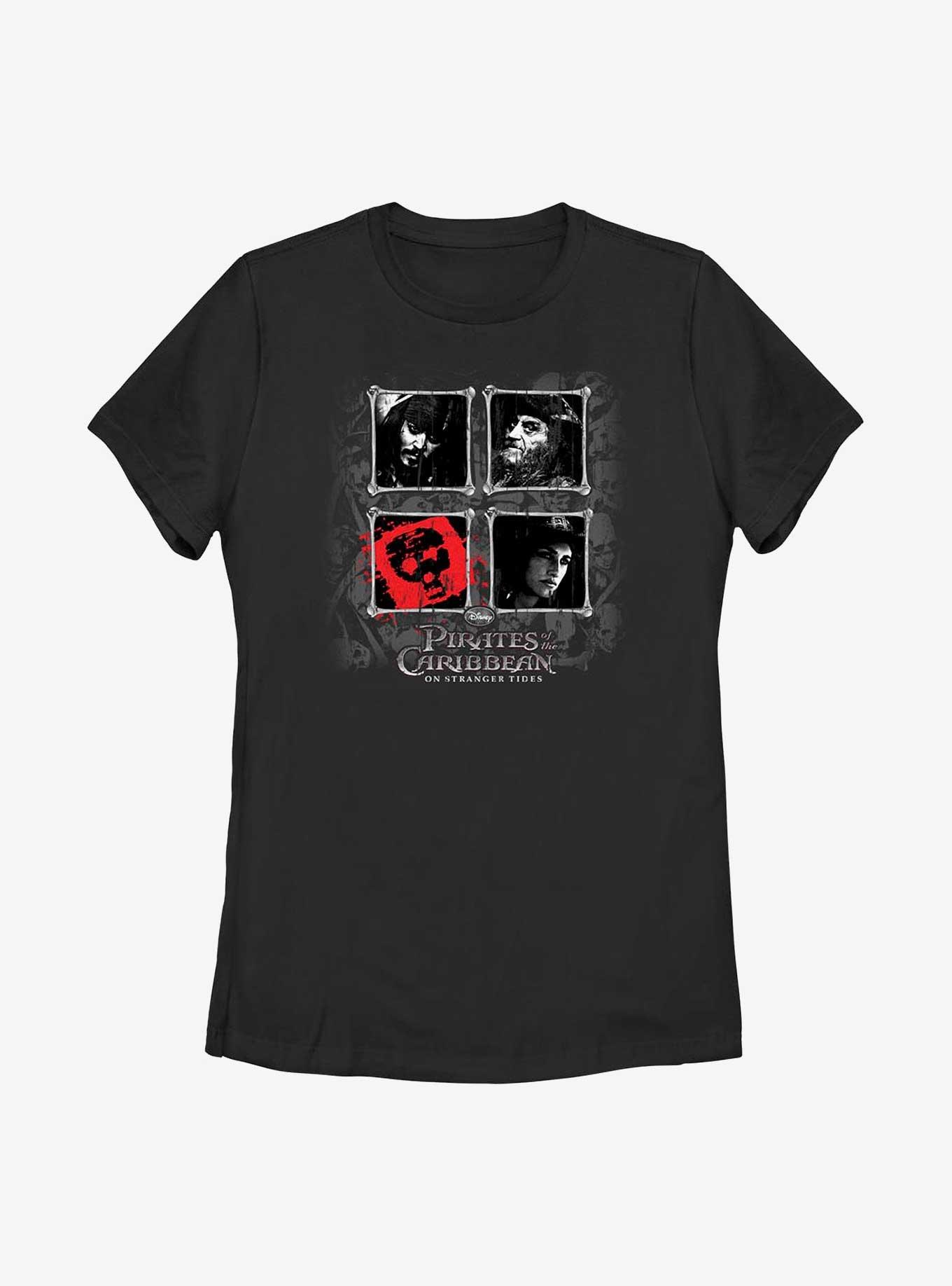 Disney Pirates Of The Caribbean On Stranger Tides Visage Womens TShirt