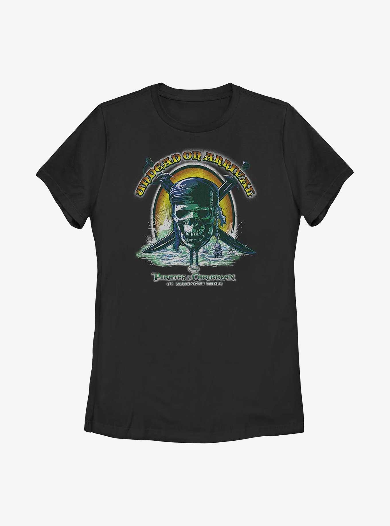 Disney Pirates Of The Caribbean On Stranger Tides Undead On Arrival Womens TShirt