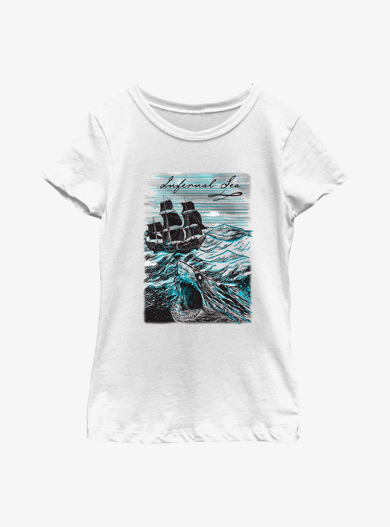 Disney Pirates Of The Caribbean Infernal Sea Youth Girls T-Shirt, , hi-res