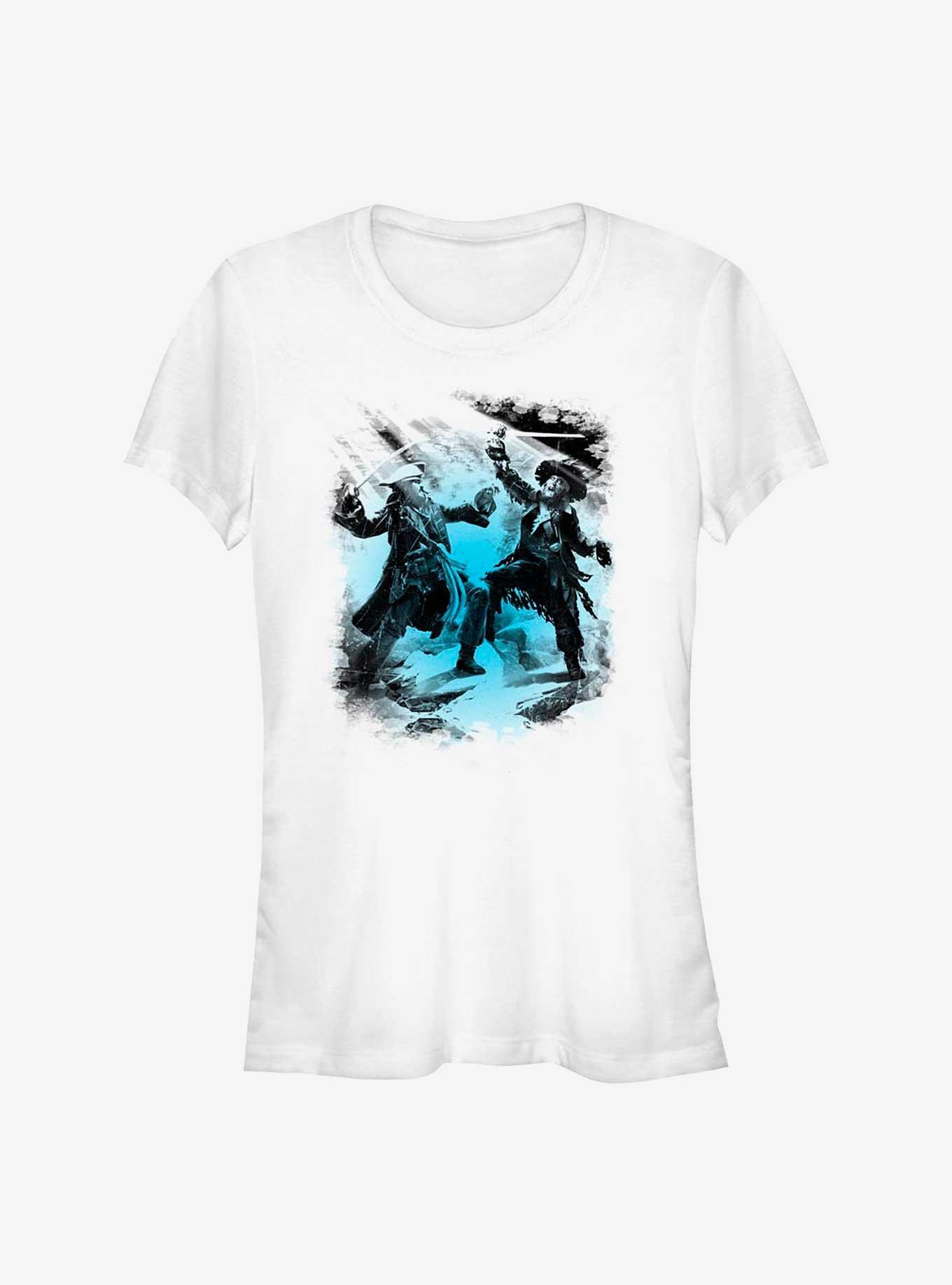 Disney Pirates of the Caribbean Captain Fight Girls T-Shirt , WHITE, hi-res