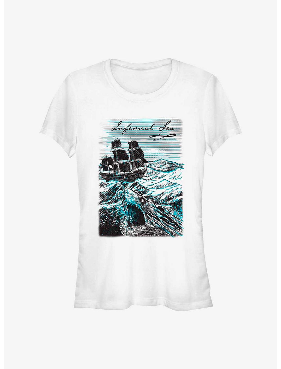 Disney Pirates of the Caribbean Infernal Sea Girls T-Shirt , WHITE, hi-res