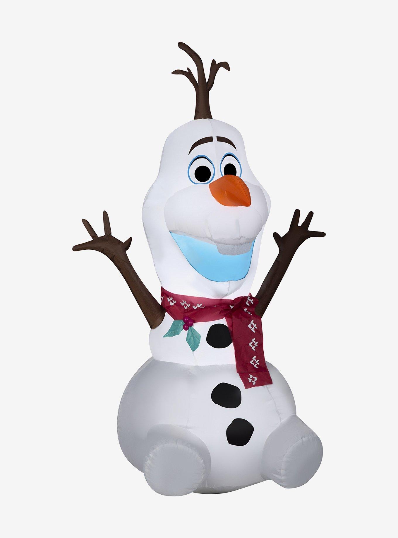 Disney Frozen Olaf With Red Scarf Airblown, , hi-res