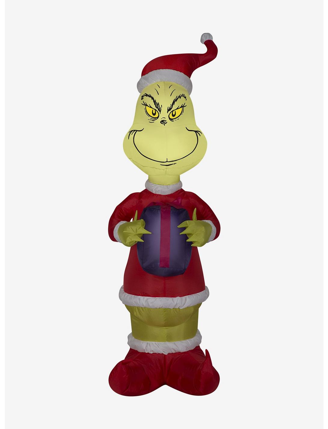 Grinch With Present Airblown, , hi-res