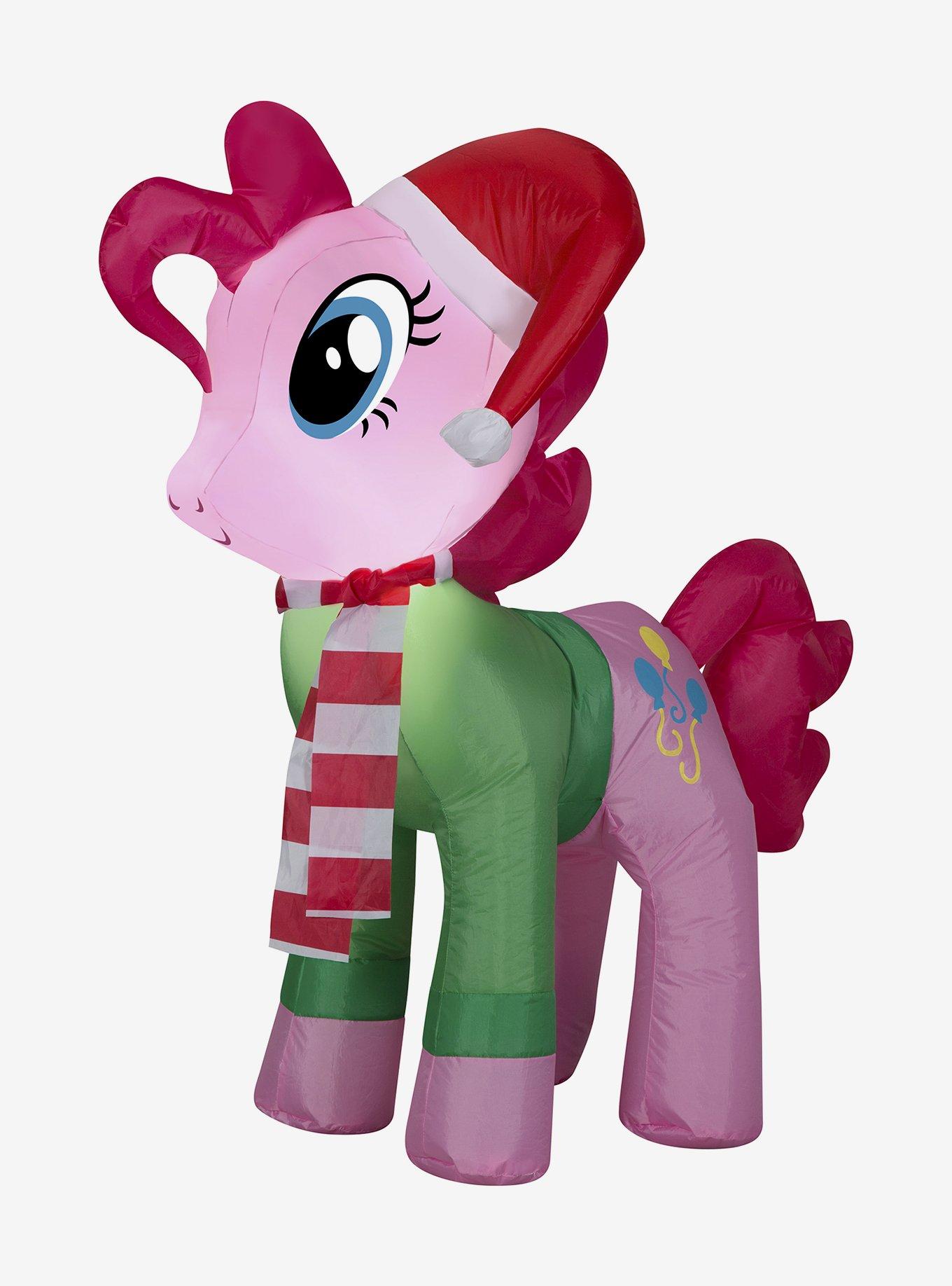 My Little Pony Pinkie Pie With Santa Hat And Green Sweater Airblown, , hi-res