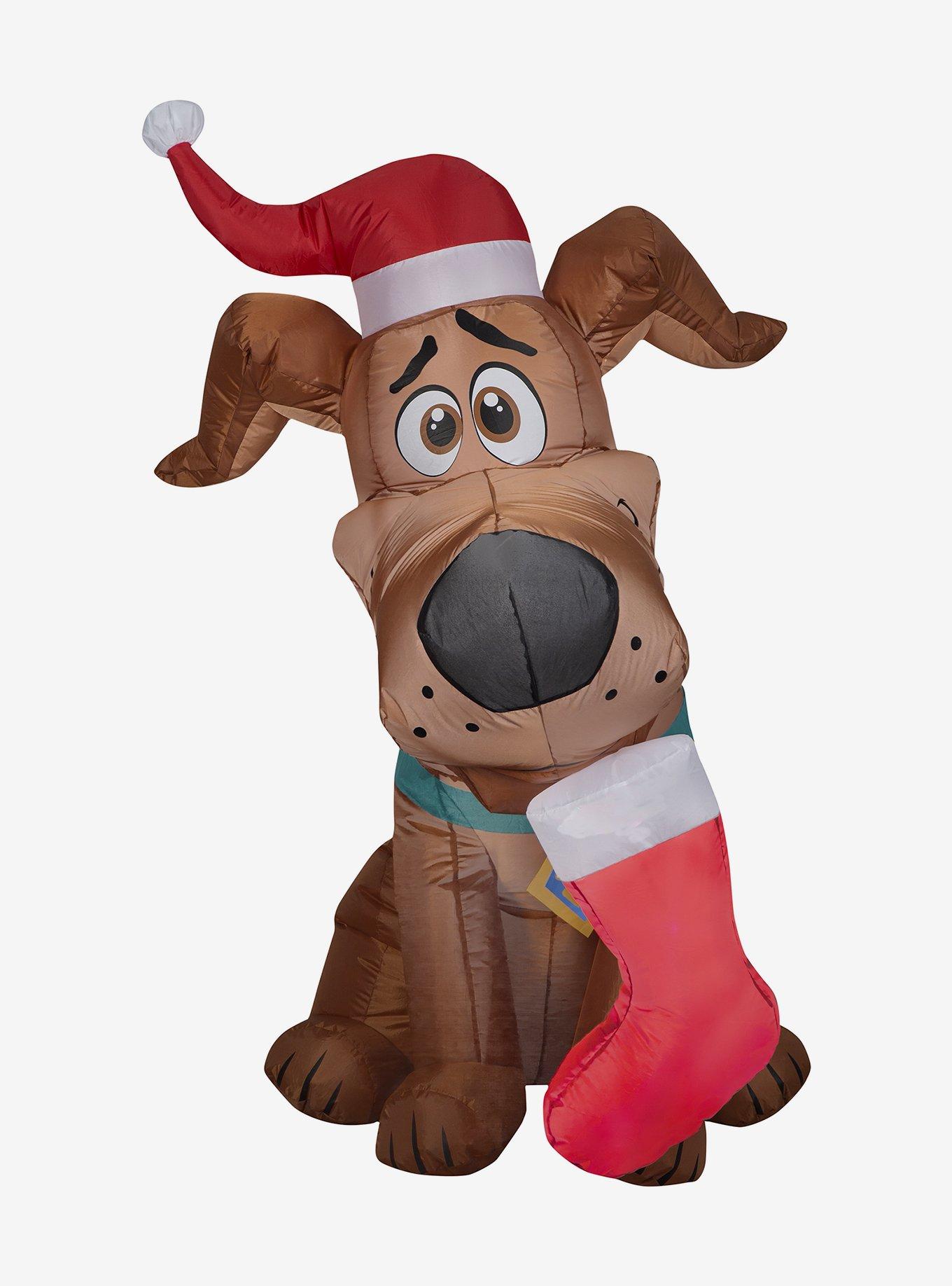 Scooby-Doo With A Christmas Stocking Airblown, , hi-res