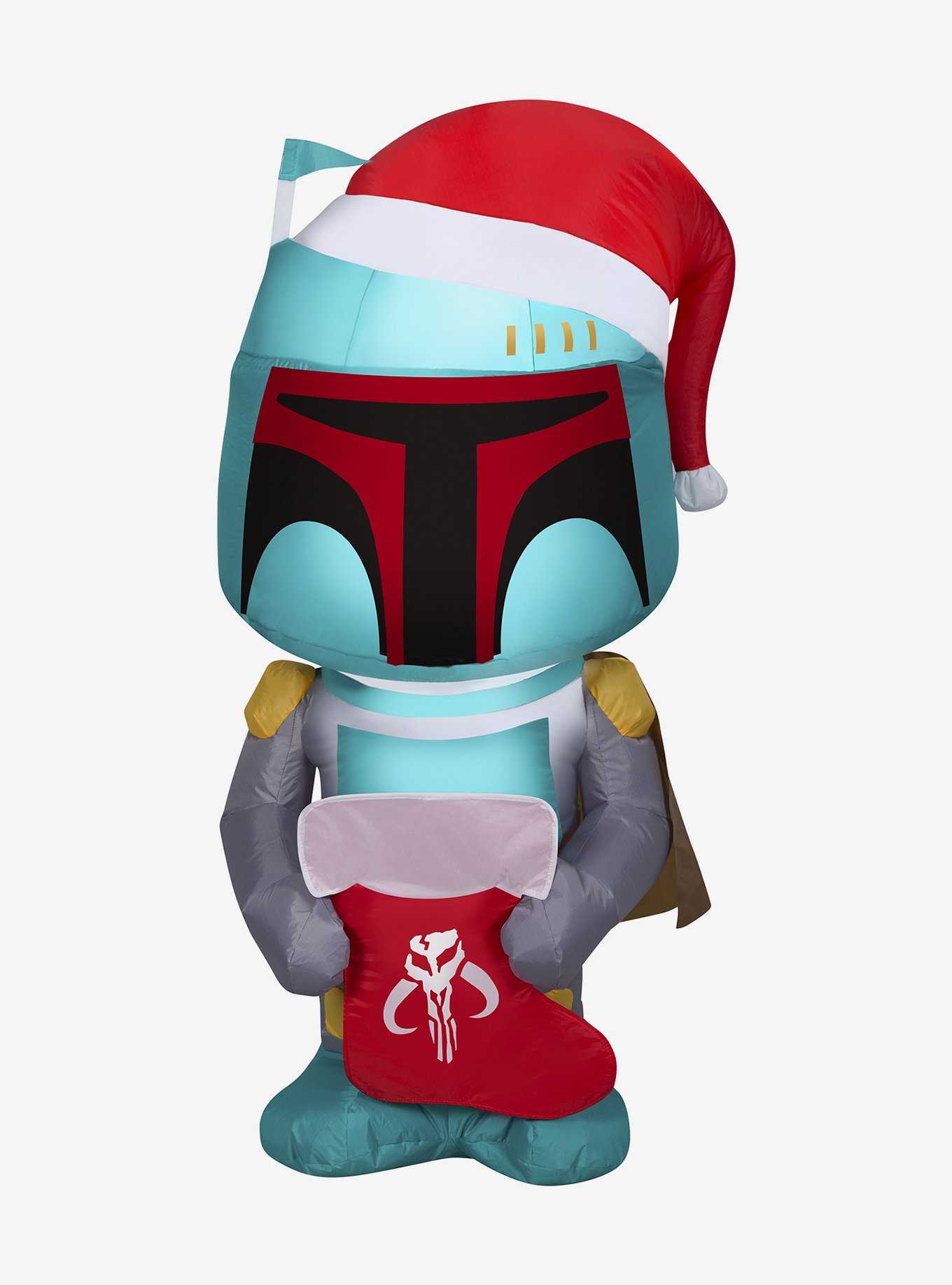 Star Wars Boba Fett With Stocking Airblown, , hi-res