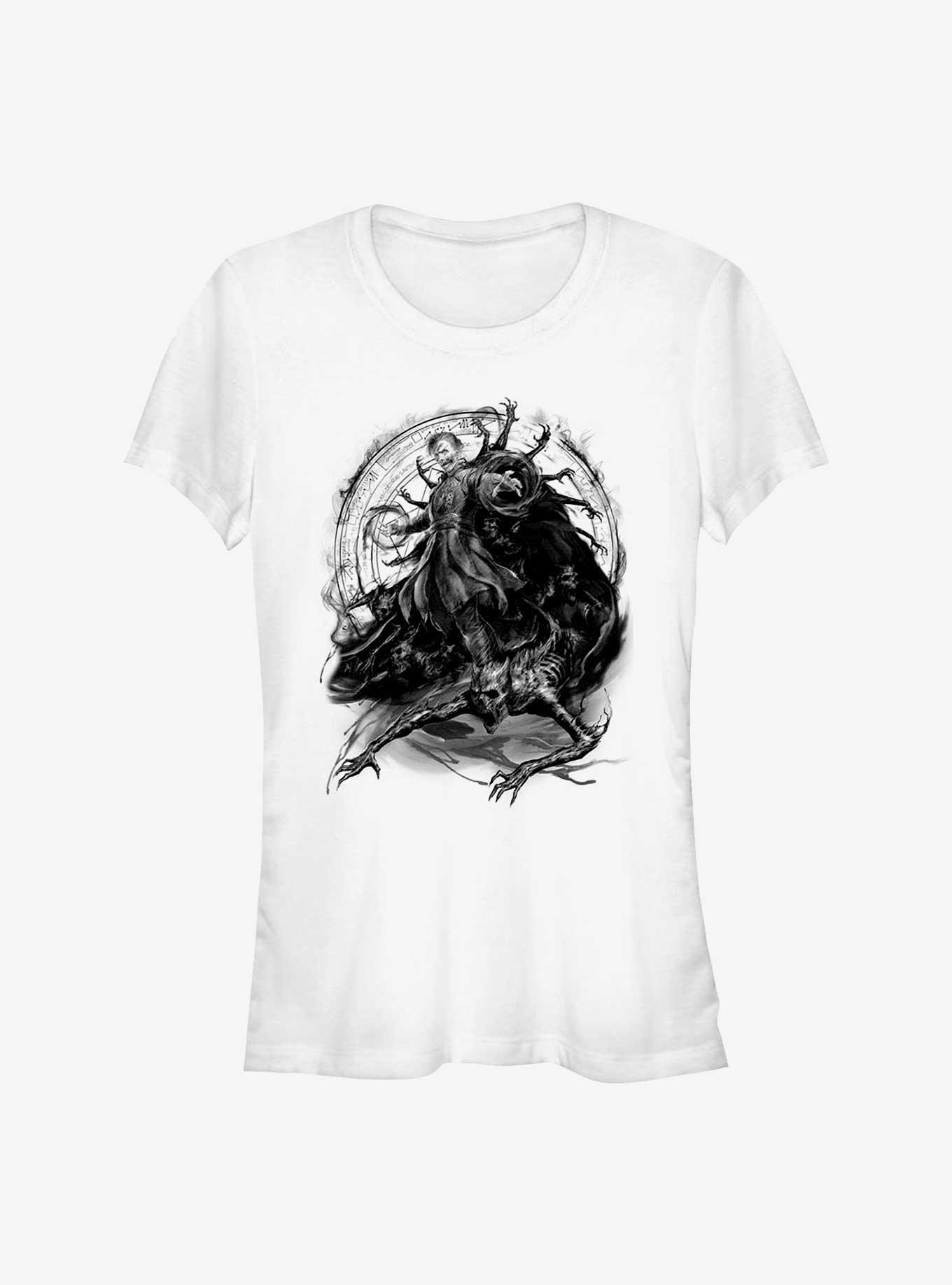 Marvel Doctor Strange In The Multiverse Of Madness Strange Ink Girl's T-Shirt, WHITE, hi-res
