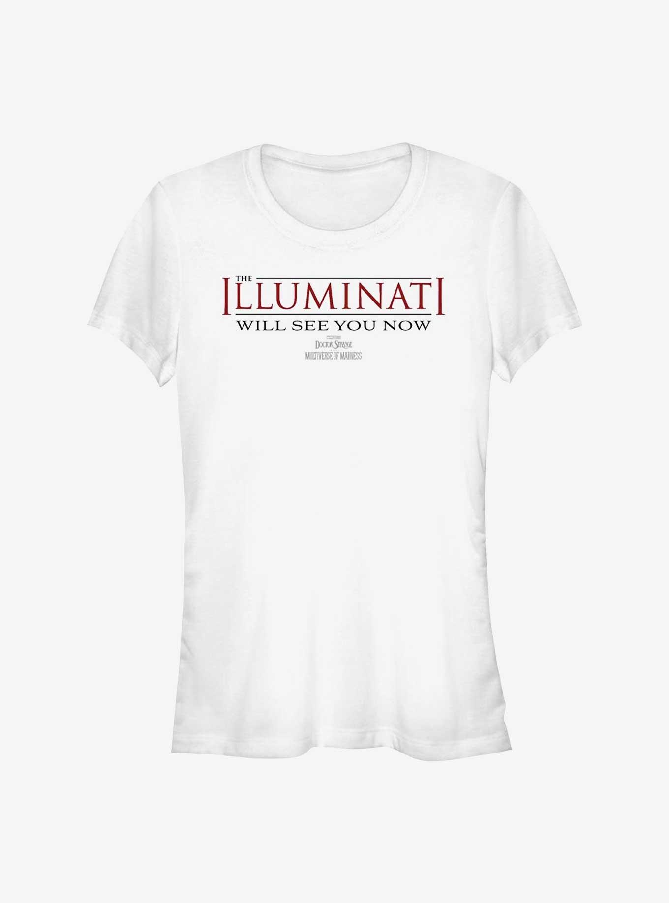 Marvel Doctor Strange In The Multiverse Of Madness They See You Girl's T-Shirt, WHITE, hi-res