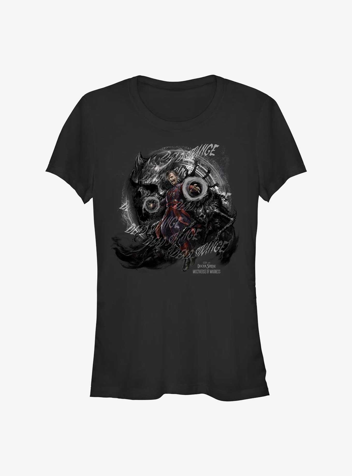 Marvel Doctor Strange In The Multiverse Of Madness Zombified Strange Girl's T-Shirt, BLACK, hi-res