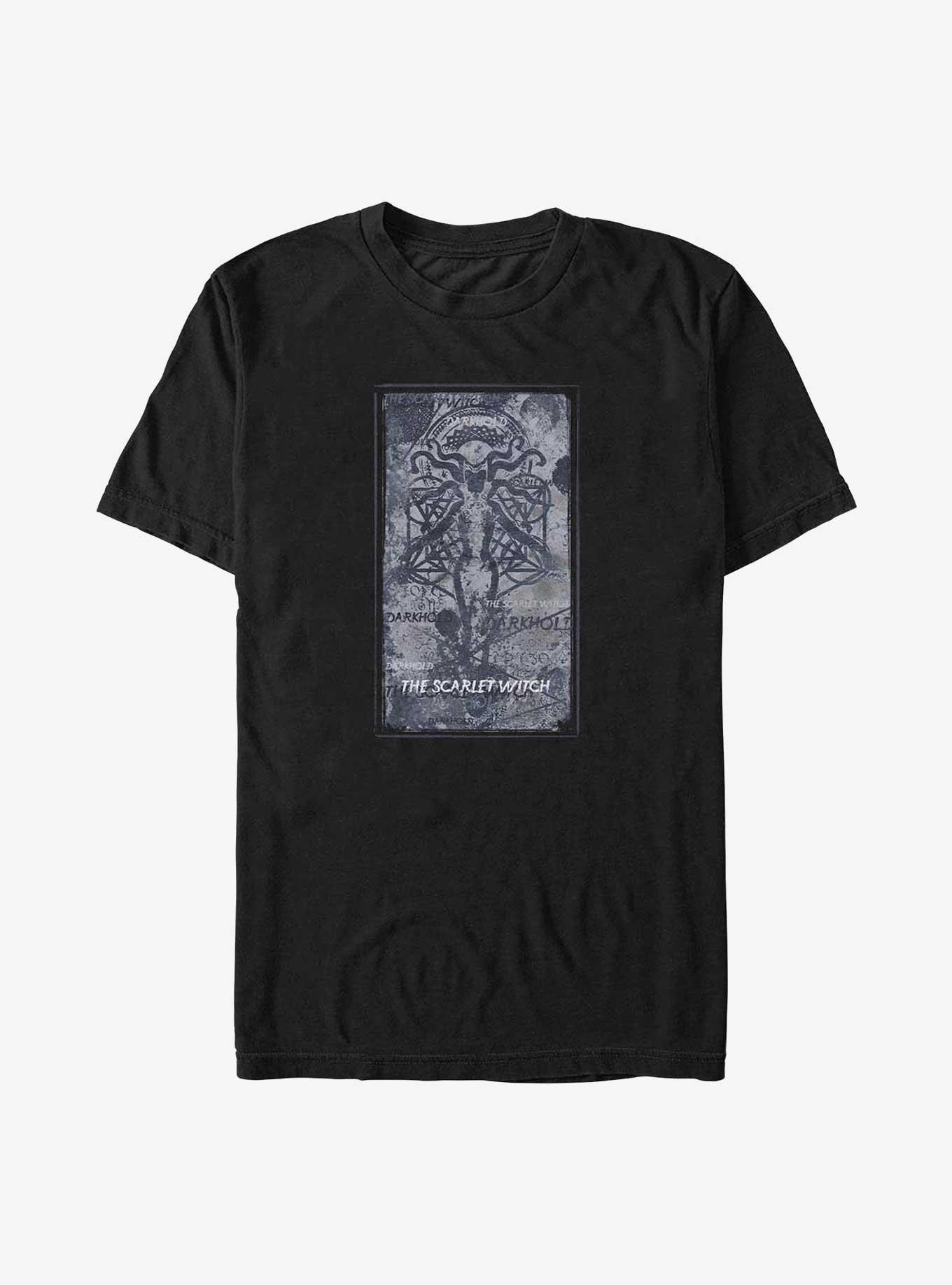Marvel Doctor Strange In The Multiverse Of Madness Scarlet Witch Darkhold Badge T-Shirt, , hi-res