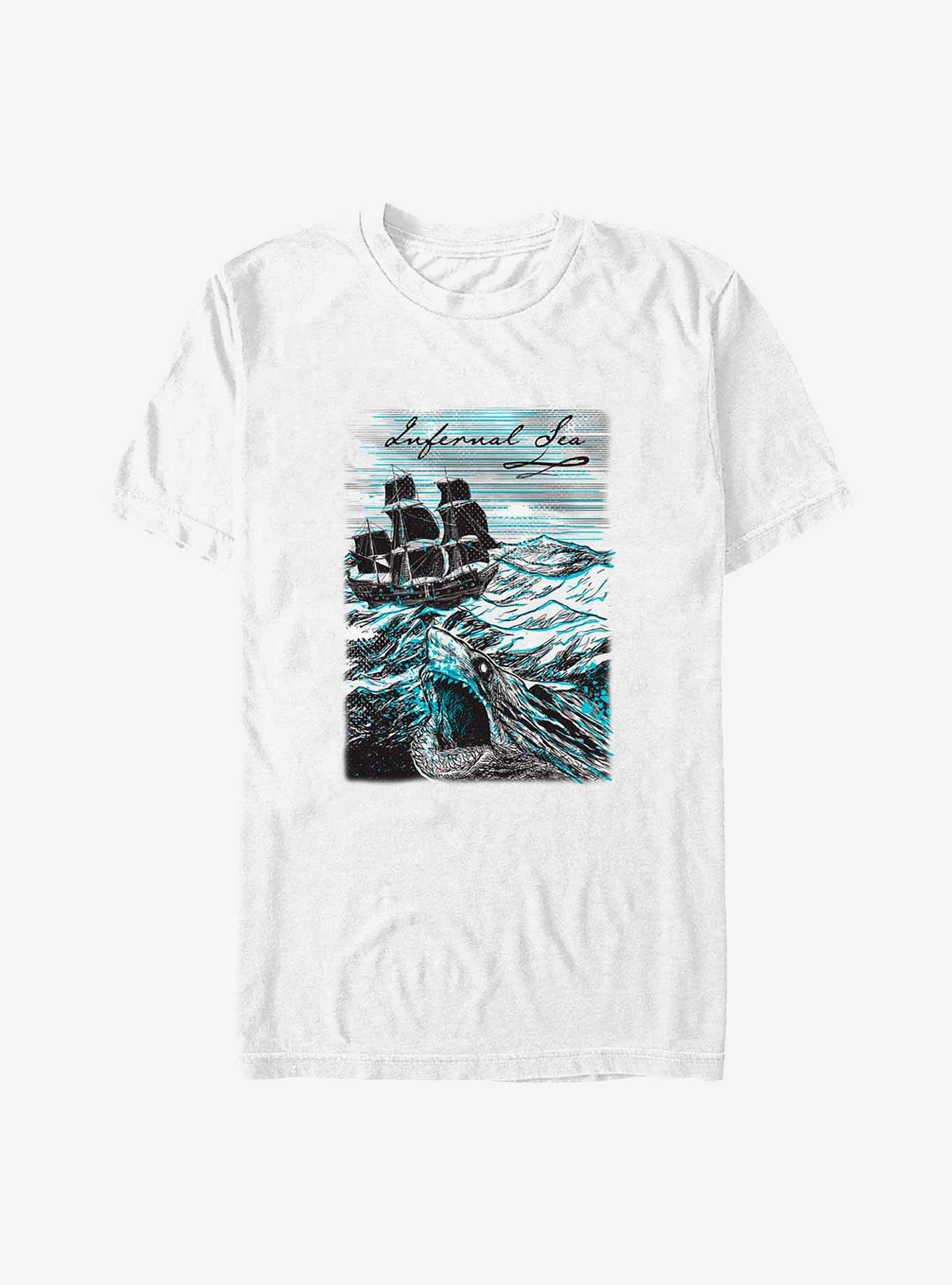 Disney Pirates of the Caribbean Infernal Sea T-Shirt , WHITE, hi-res