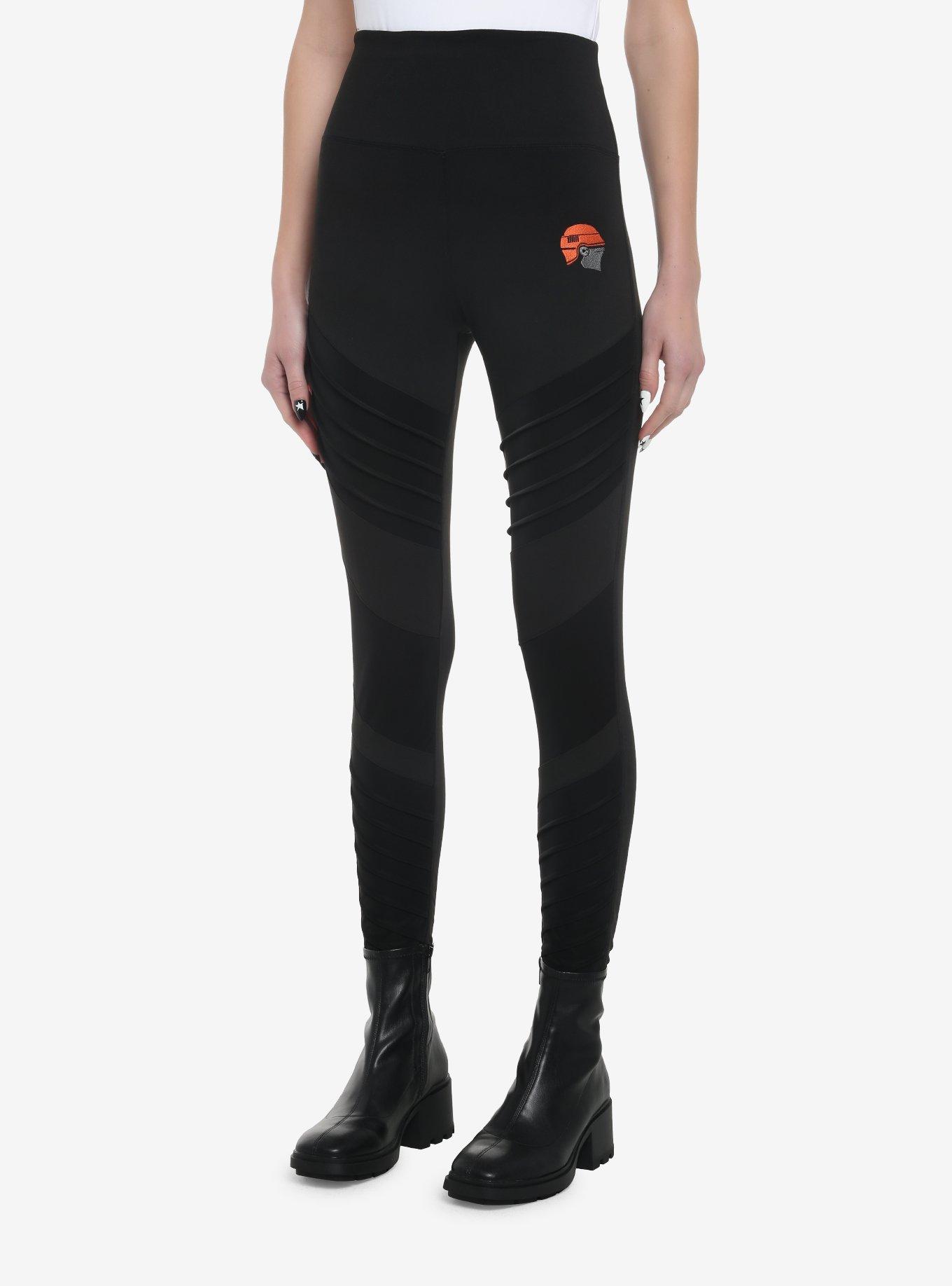 L'Academie The Pintuck Legging in Black. Size S.