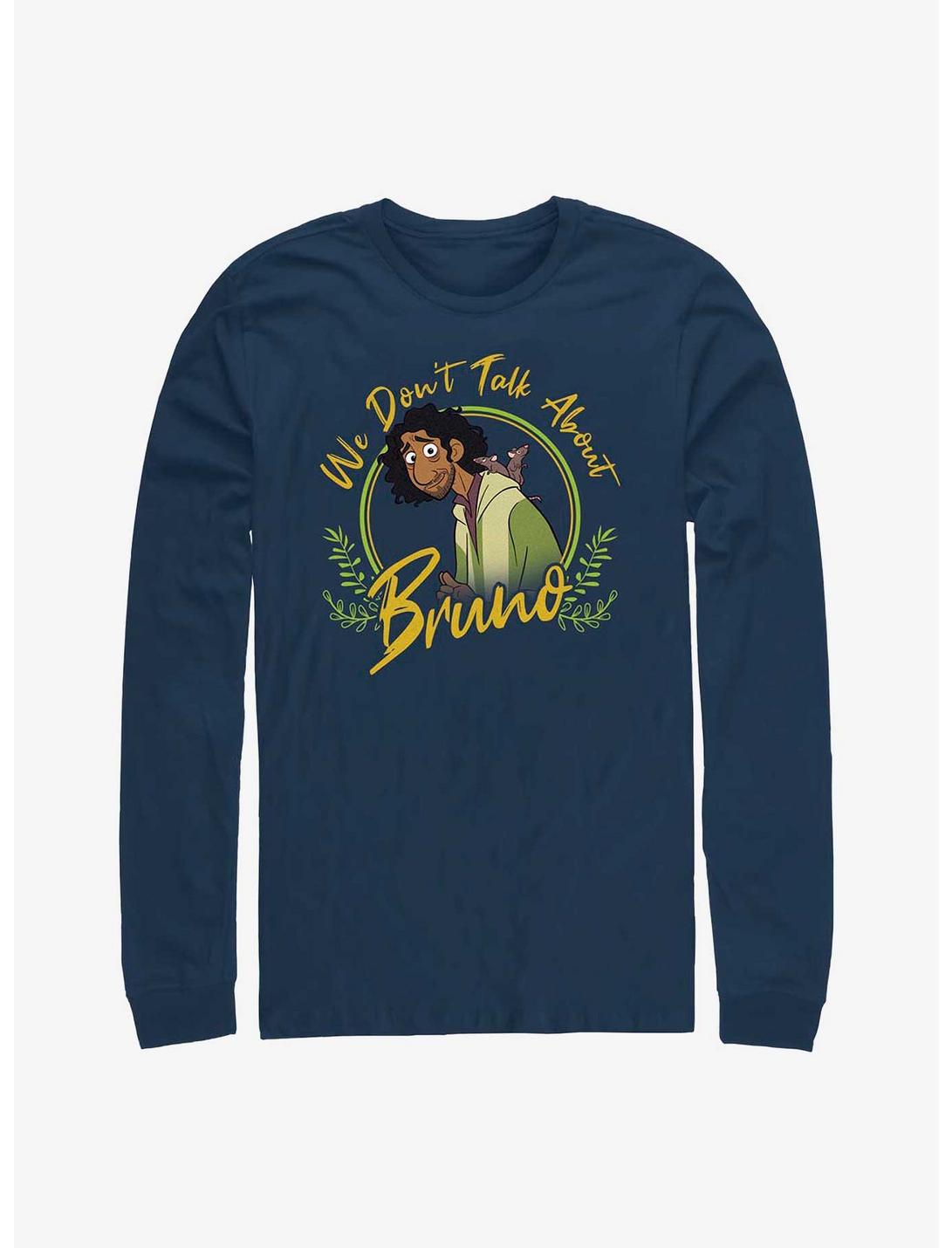 Disney Encanto We Don't Talk About Bruno Long-Sleeve T-Shirt, NAVY, hi-res