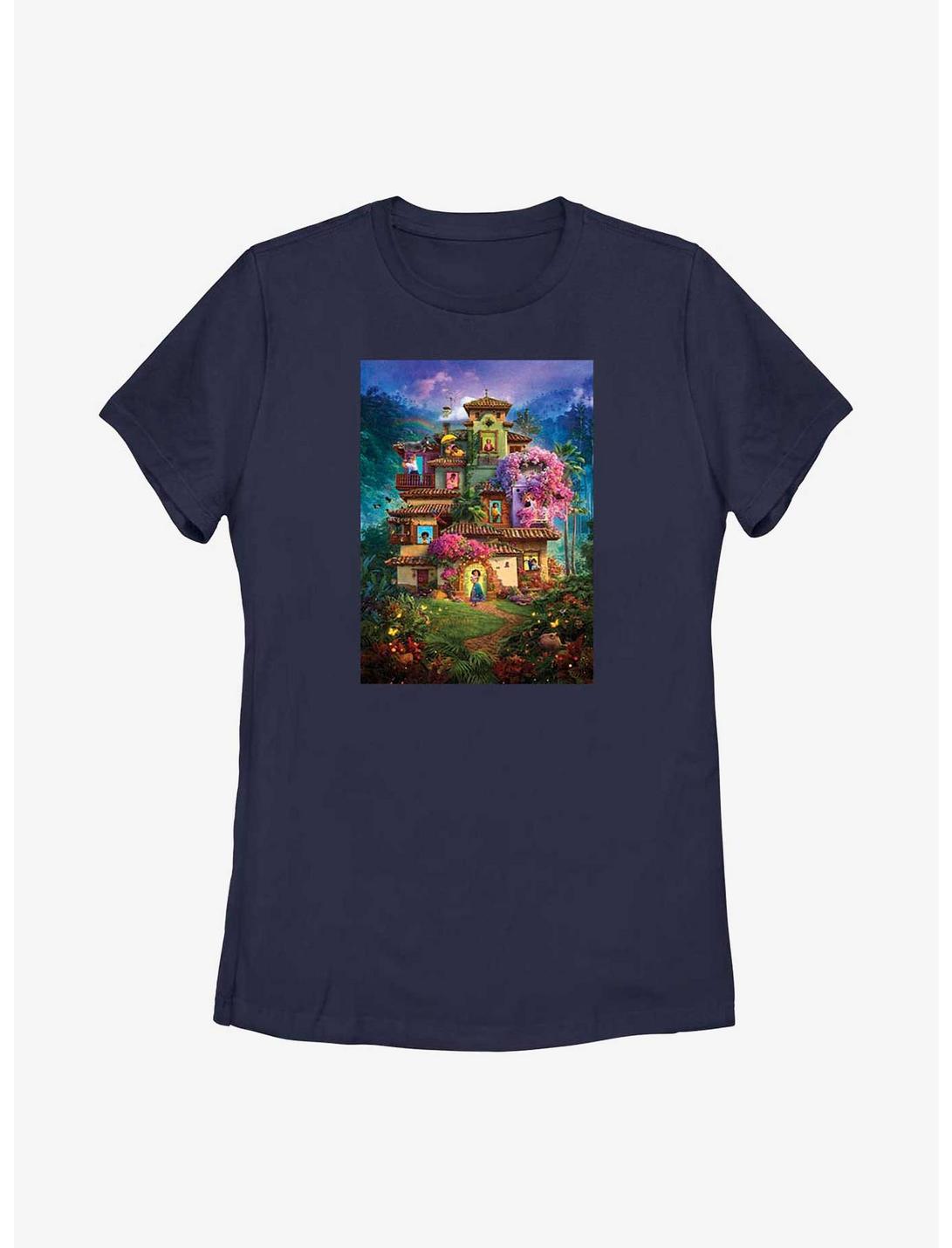 Disney Encanto Madrigal House Poster Womens T-Shirt, NAVY, hi-res