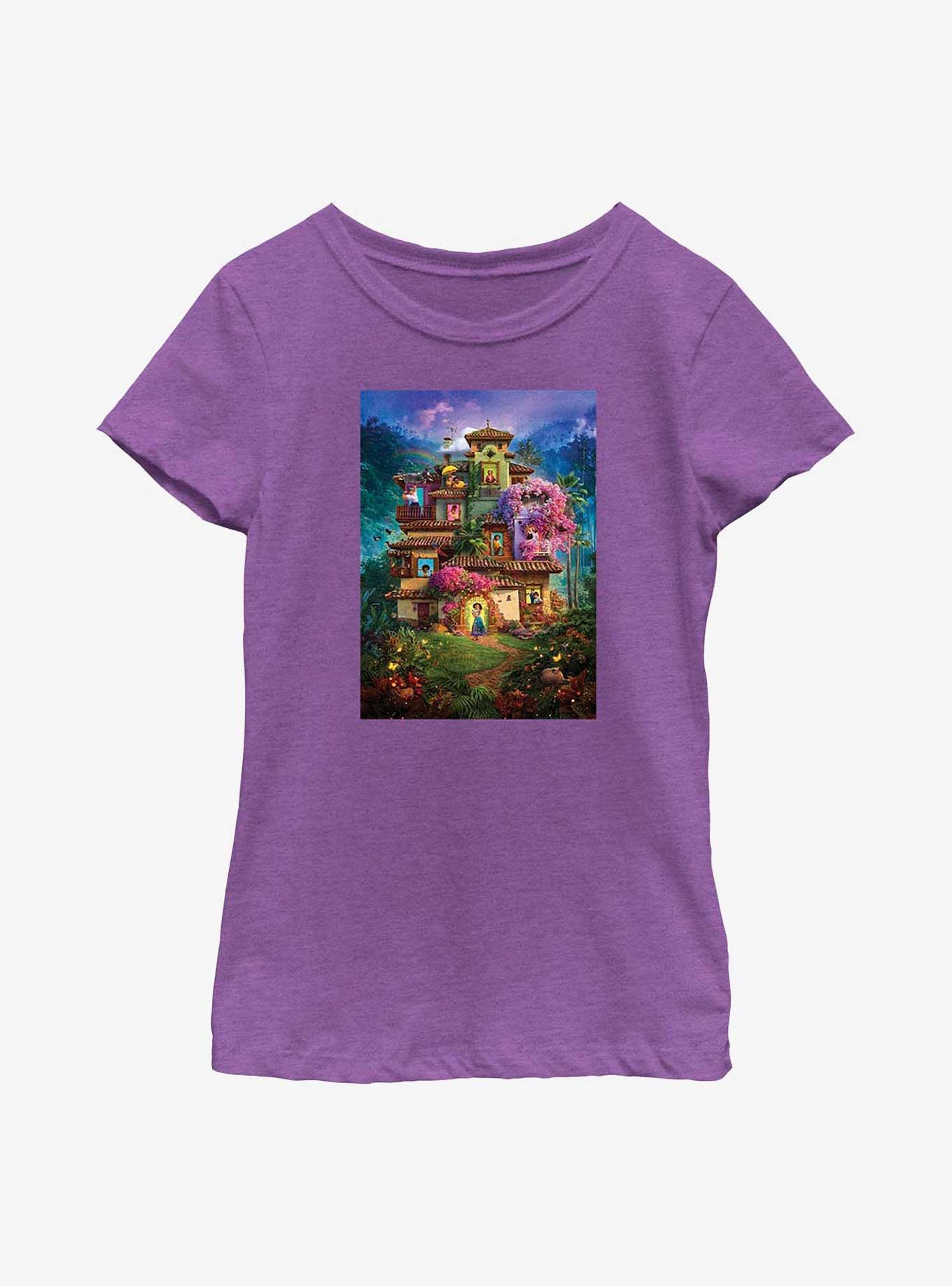 Disney Encanto Madrigal House Poster Youth Girls T-Shirt, , hi-res