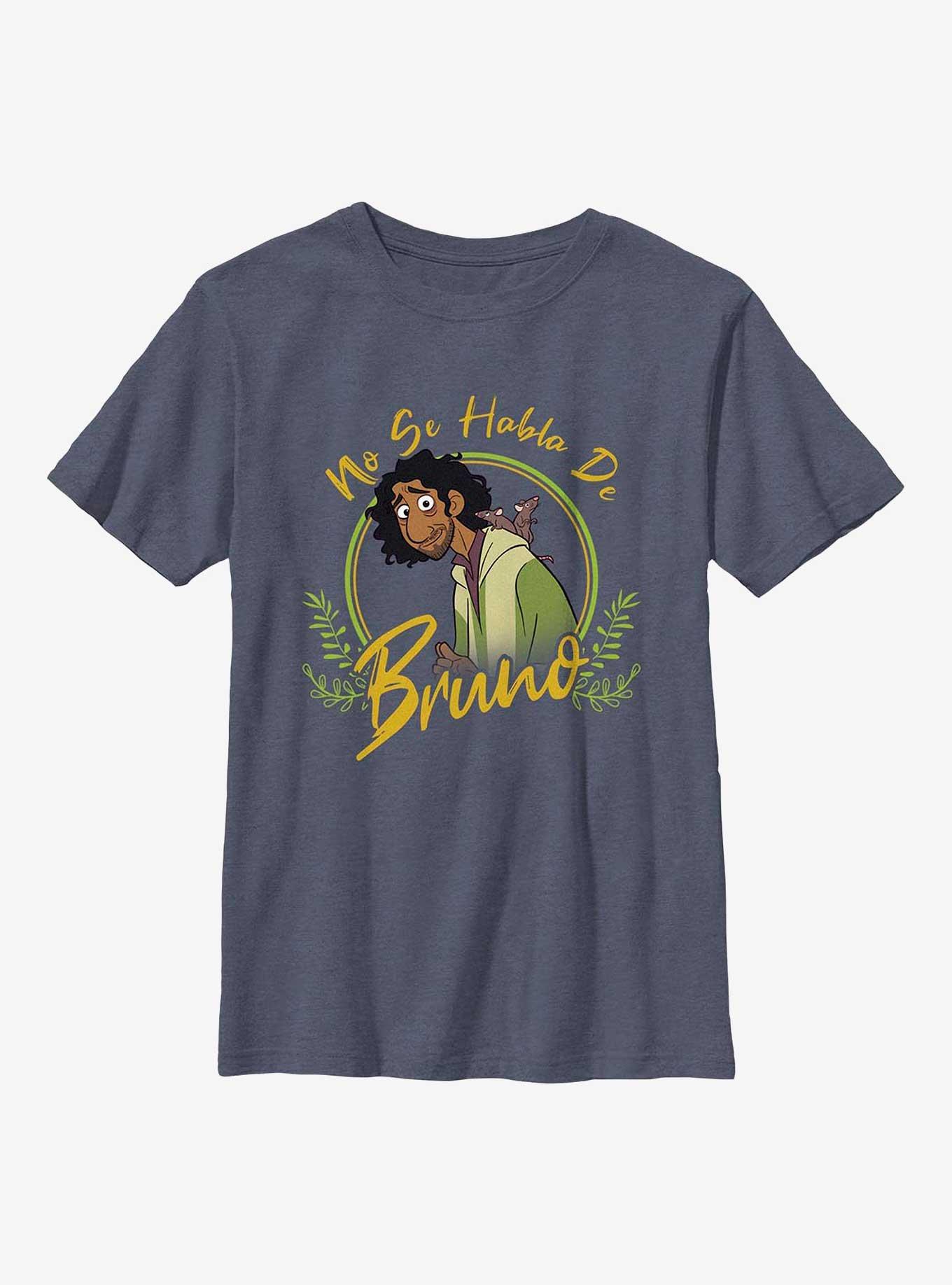 Disney Encanto No Se Habla De Bruno Youth T-Shirt, NAVY HTR, hi-res