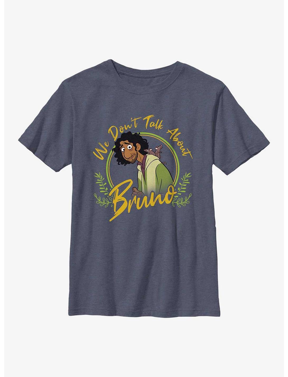Disney Encanto We Don't Talk About Bruno Youth T-Shirt, NAVY HTR, hi-res