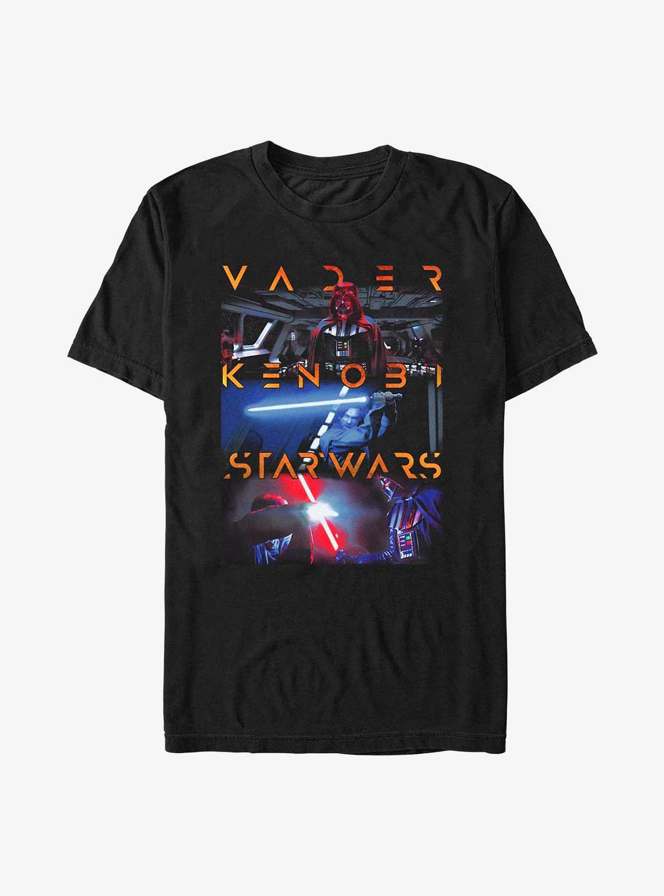 Star Wars Obi-Wan Kenobi Vader Duel T-Shirt, BLACK, hi-res